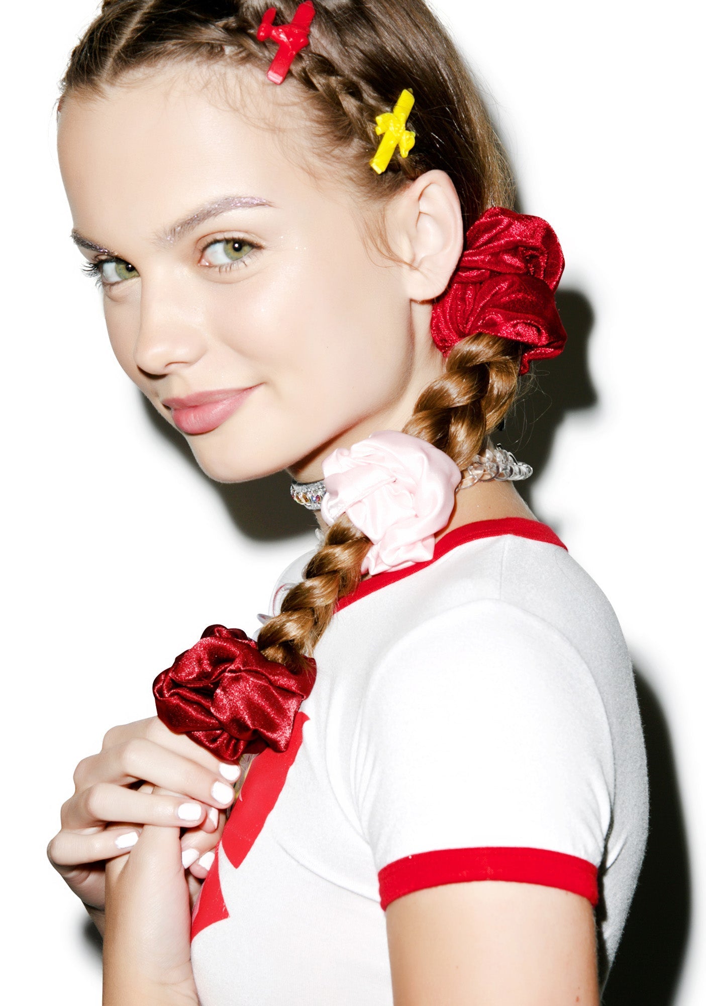 Silk Barbae Bitch Scrunchie - Red