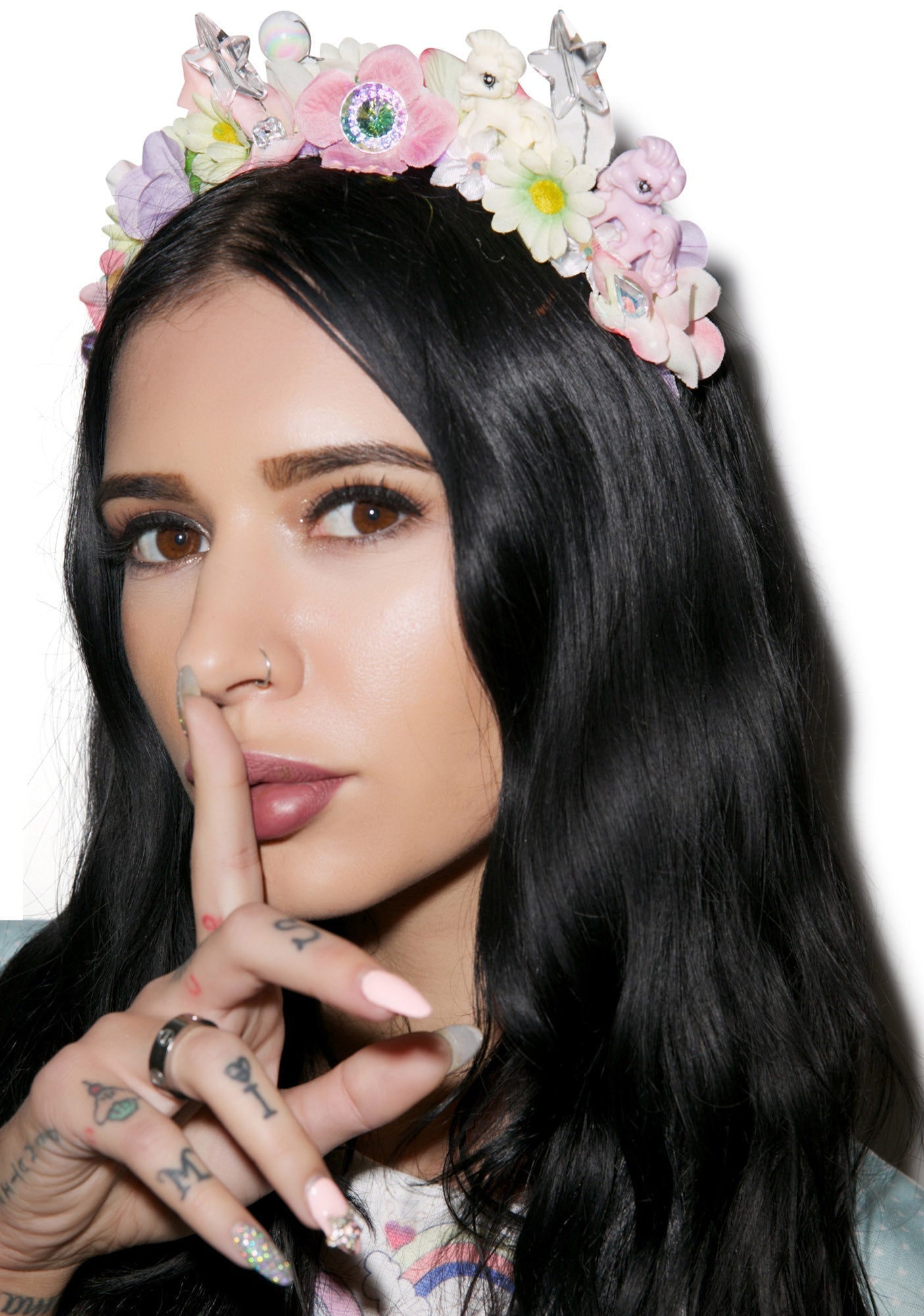 Flower Bomb Headband - Purple