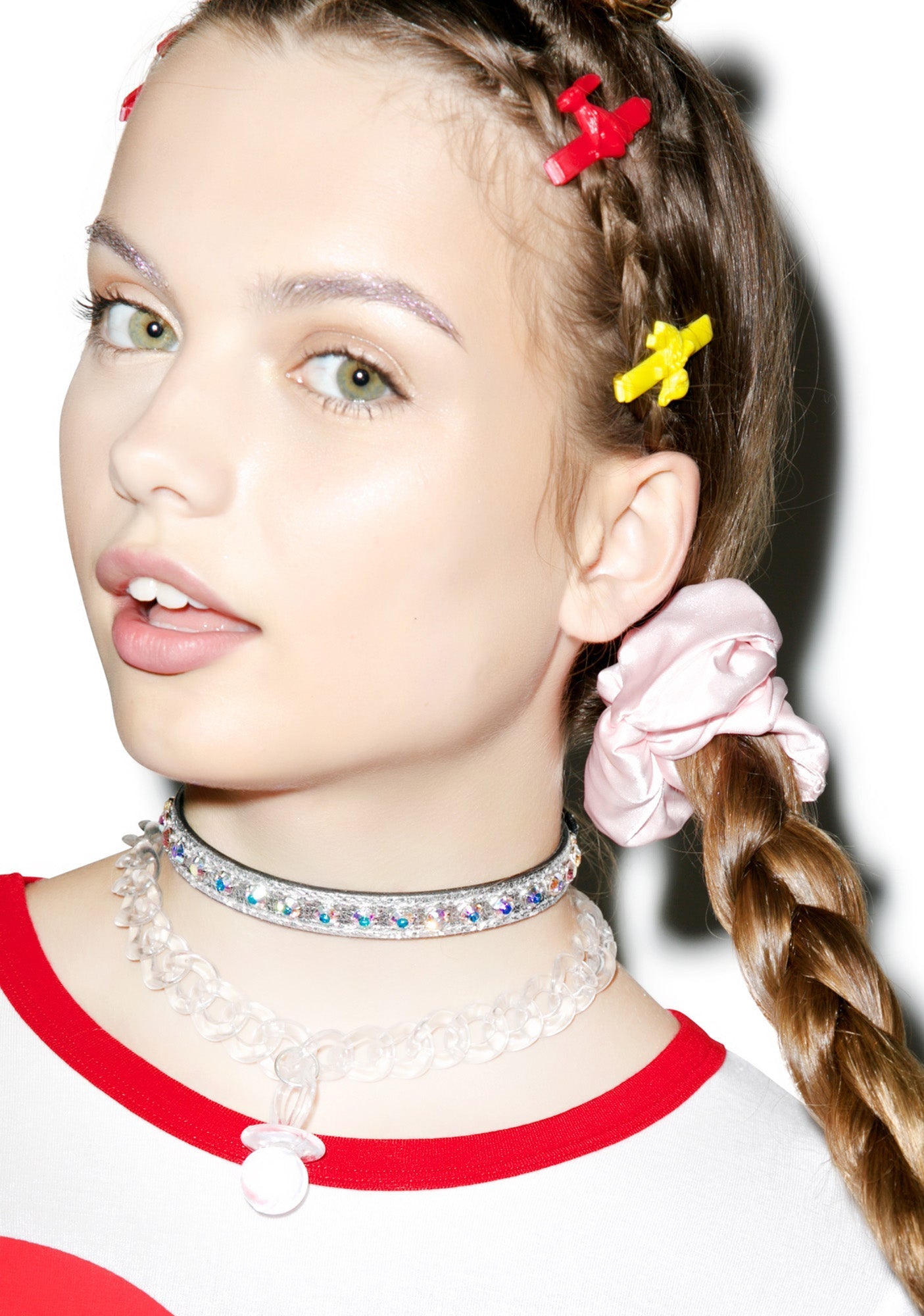 Silk Barbae Bitch Scrunchie - Red