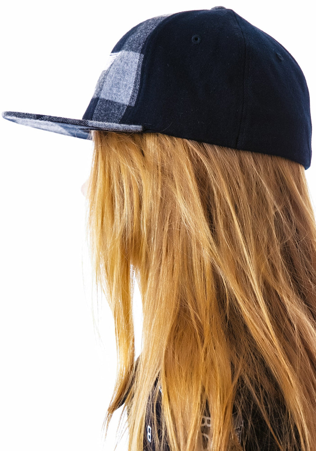 BOY Plaid Cap - Gray