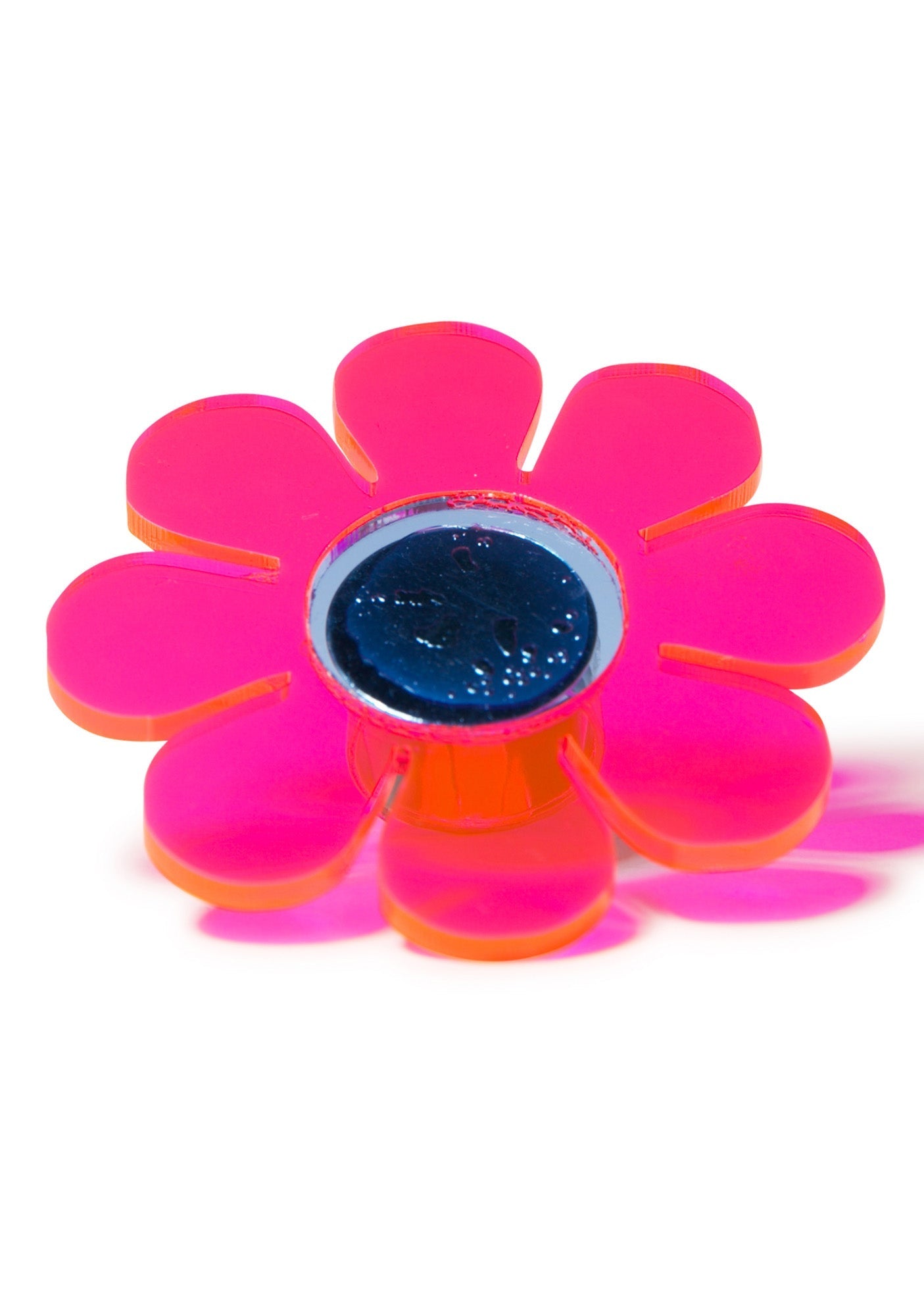 Flower Power Ring - Dark Pink