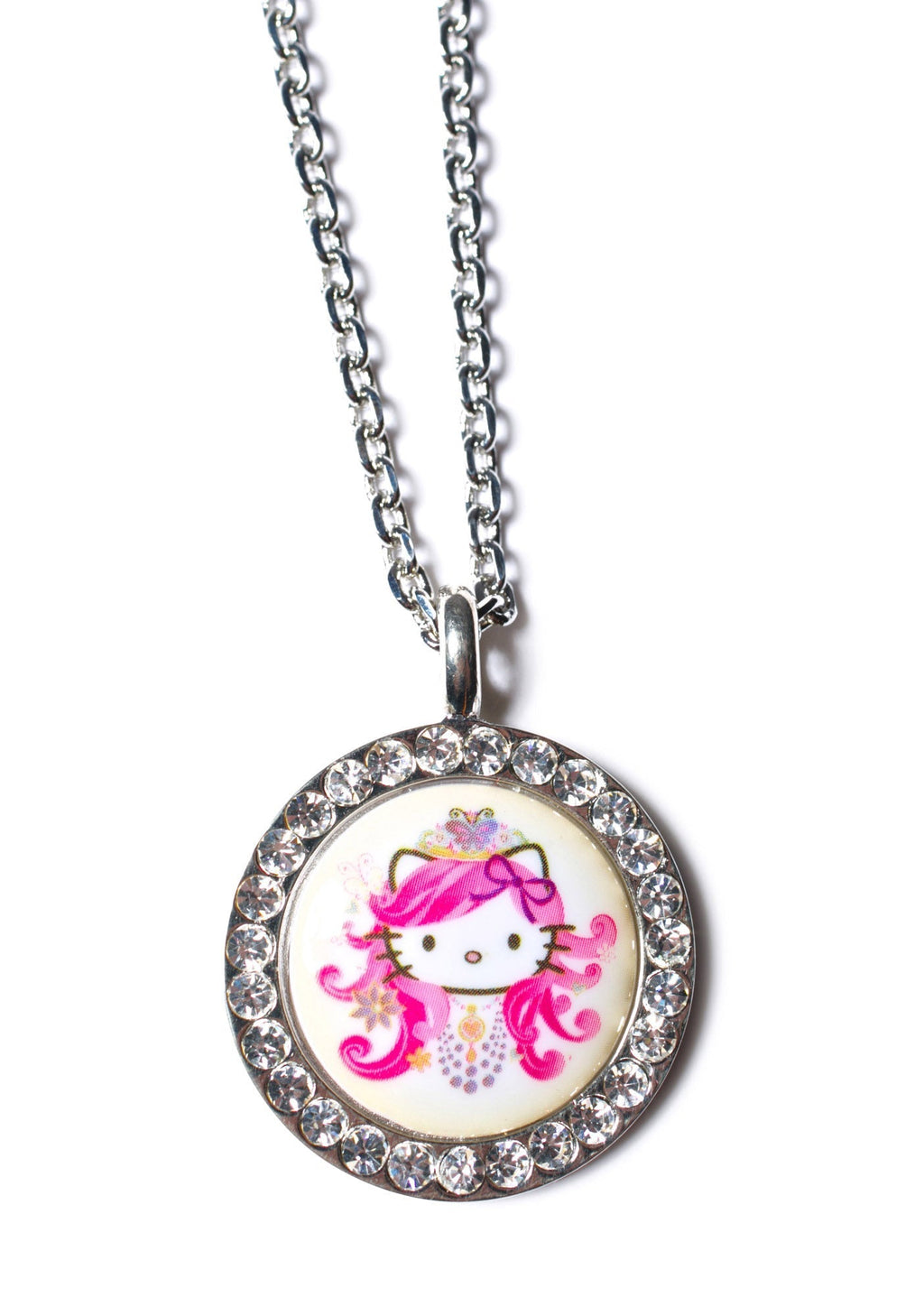 Crystal Persuasion Pendant Necklace - Light Purple