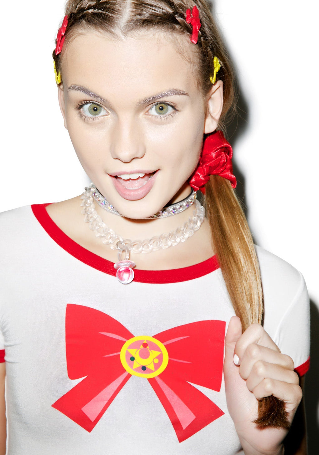 Silk Barbae Bitch Scrunchie - Red