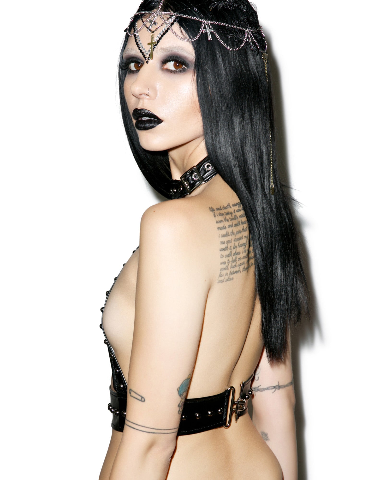 Folsom Halter Harness - Black