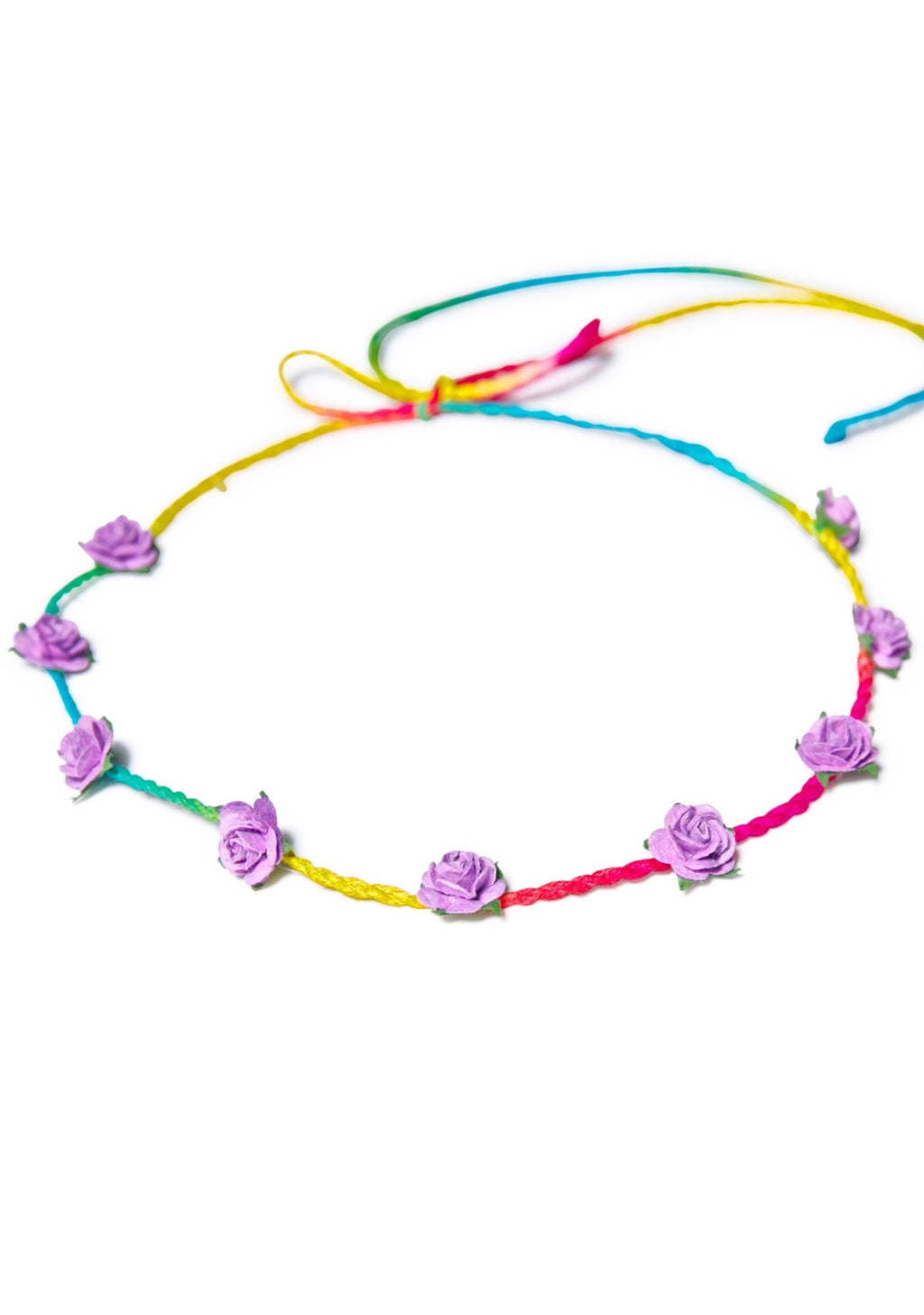 Bella Floral Headband - Purple