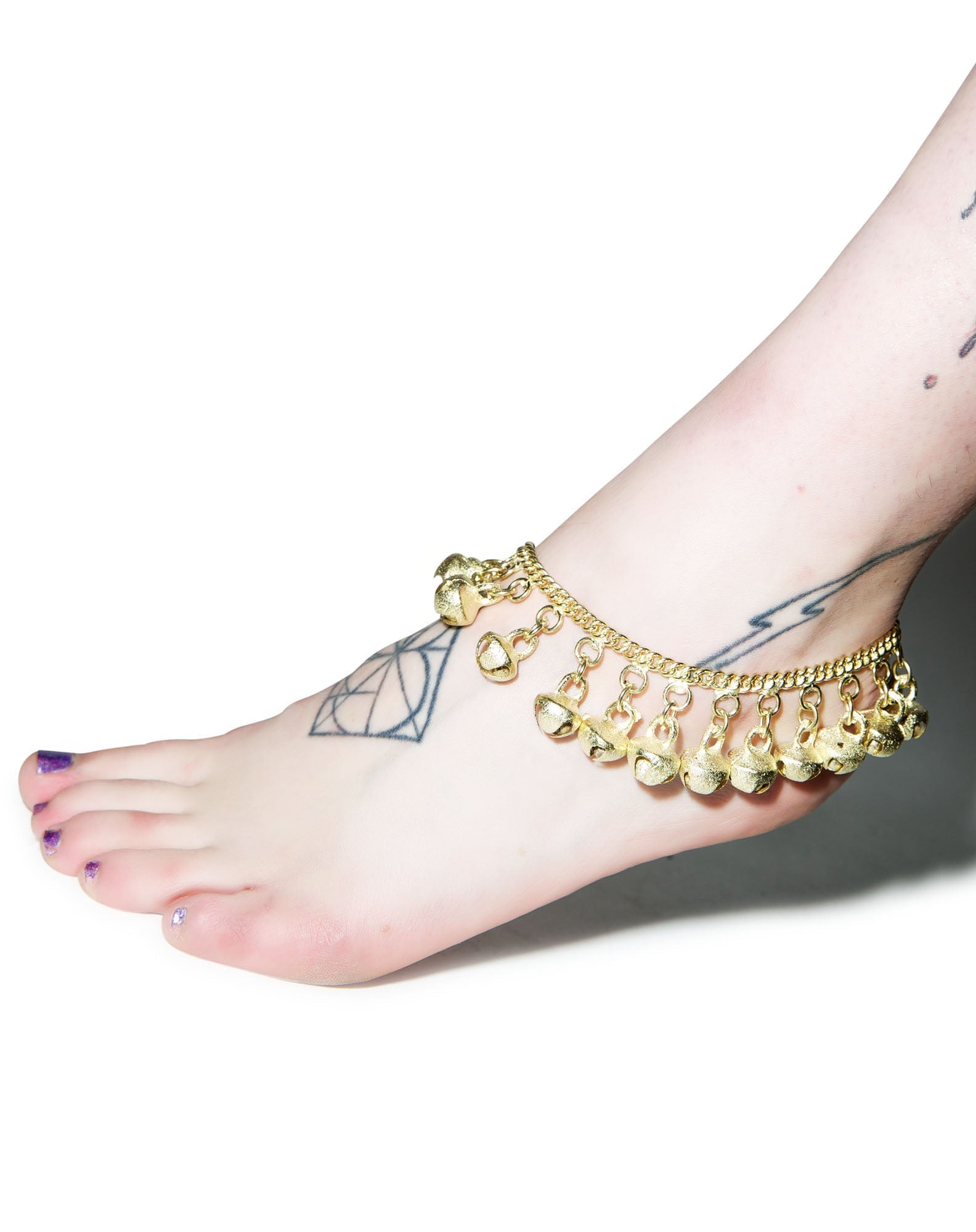 Summoner Bell Anklet - Silver