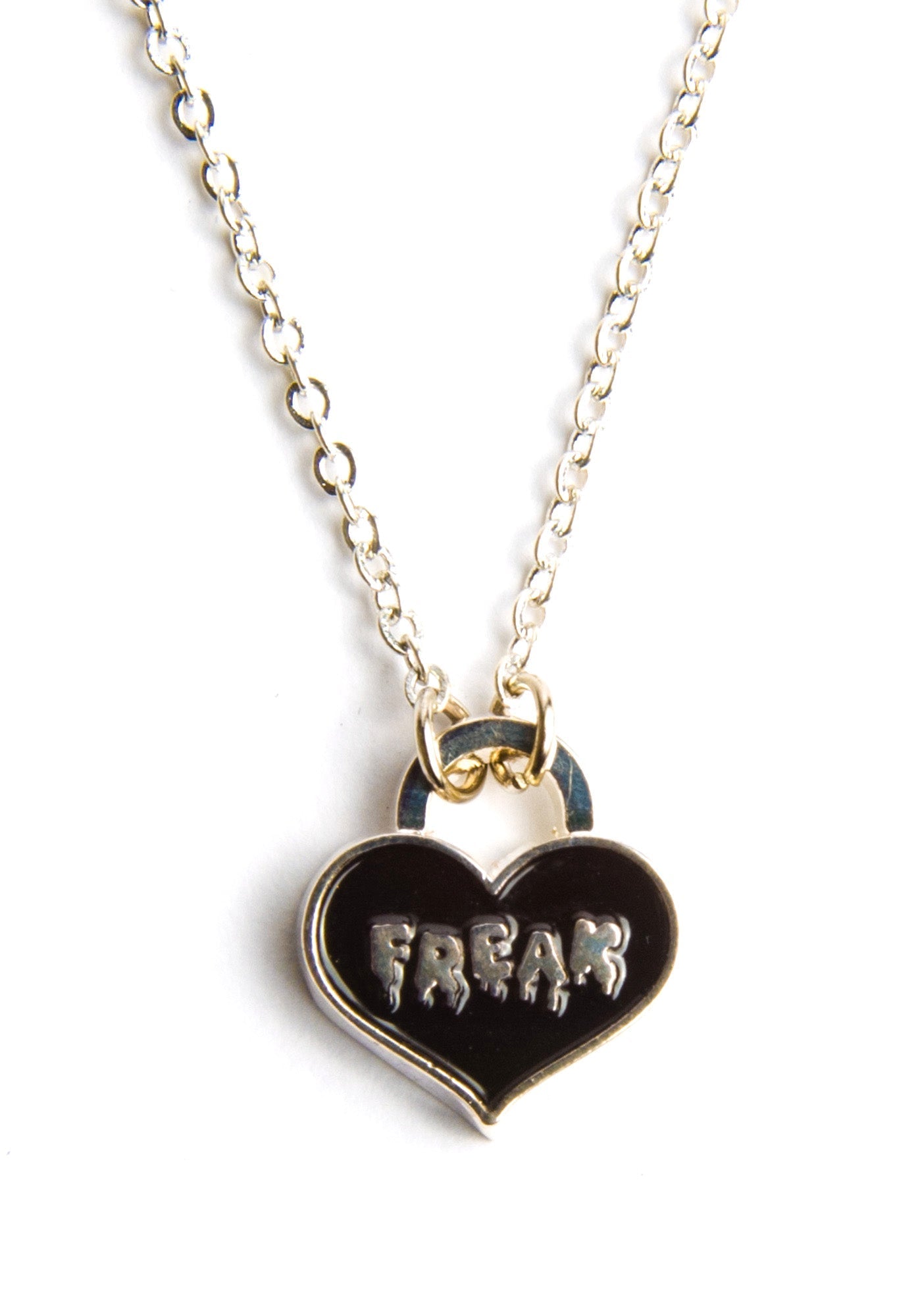 Freak Heart Necklace - Gold