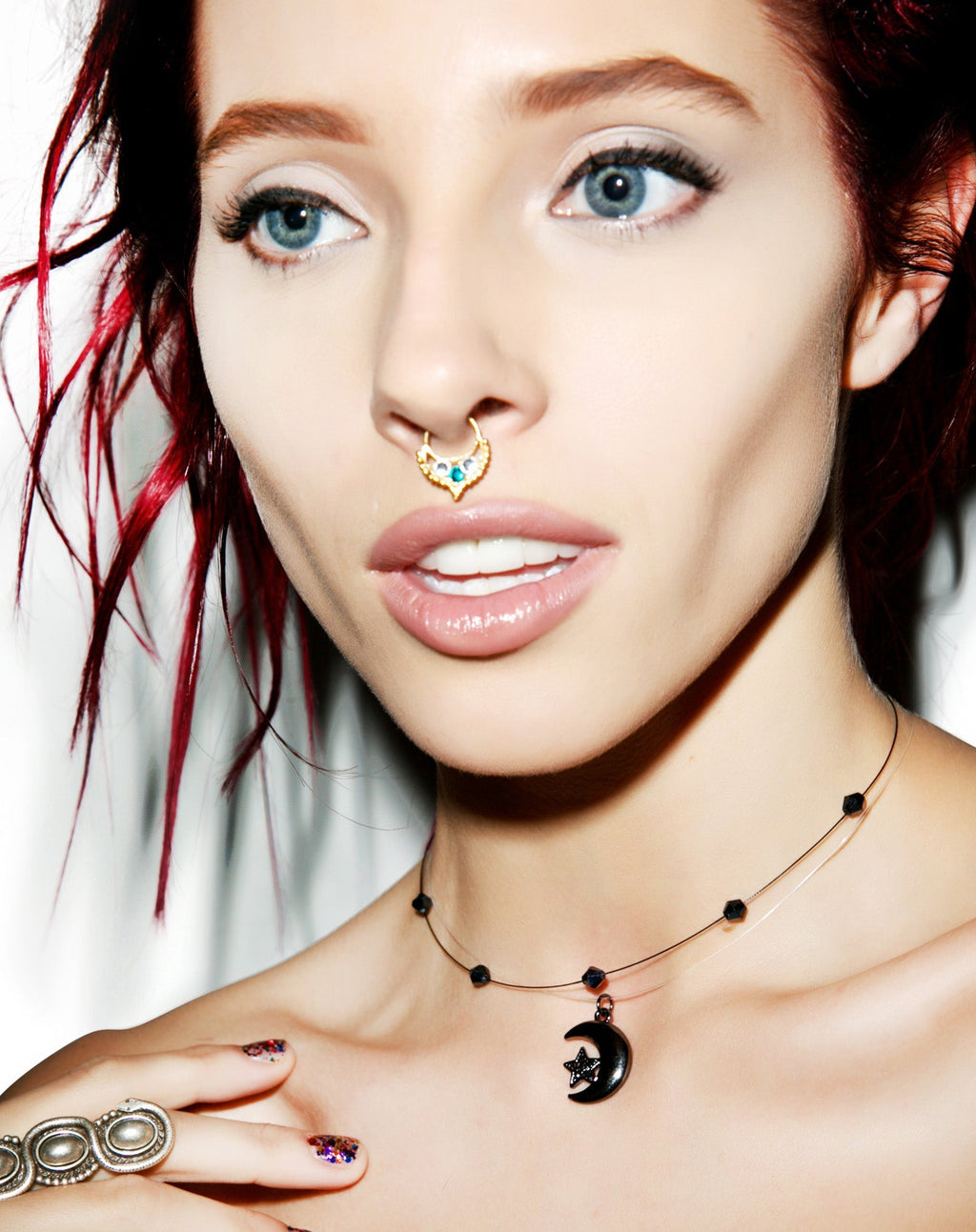 The Dark Crystal Choker - White