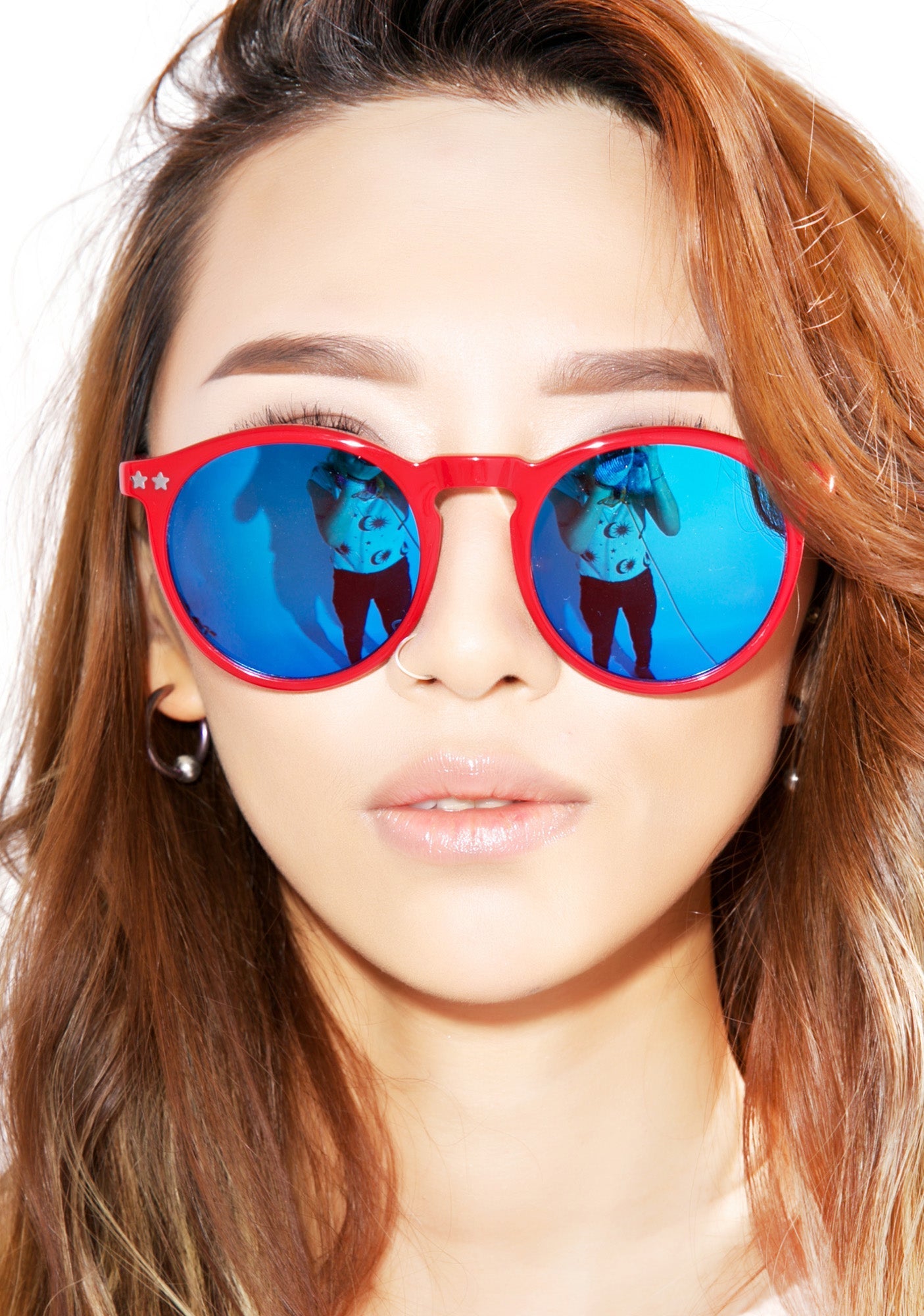 Steff Deluxe Frame Sunglasses - Blue