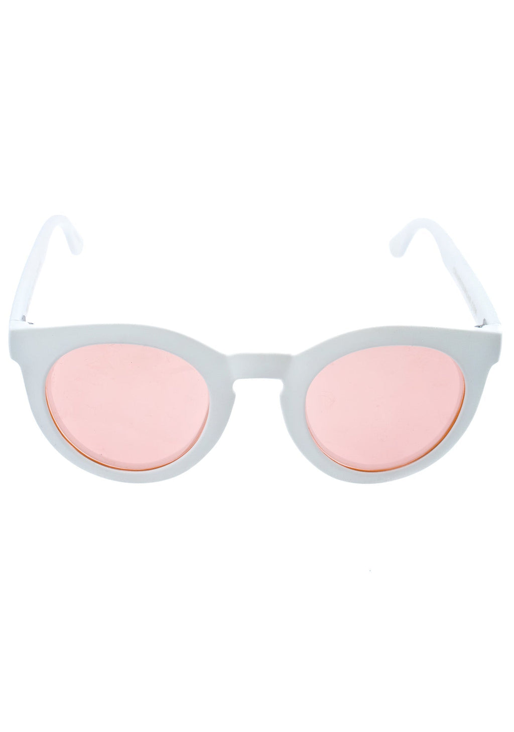 The White TV Eye Sunglasses - Off White