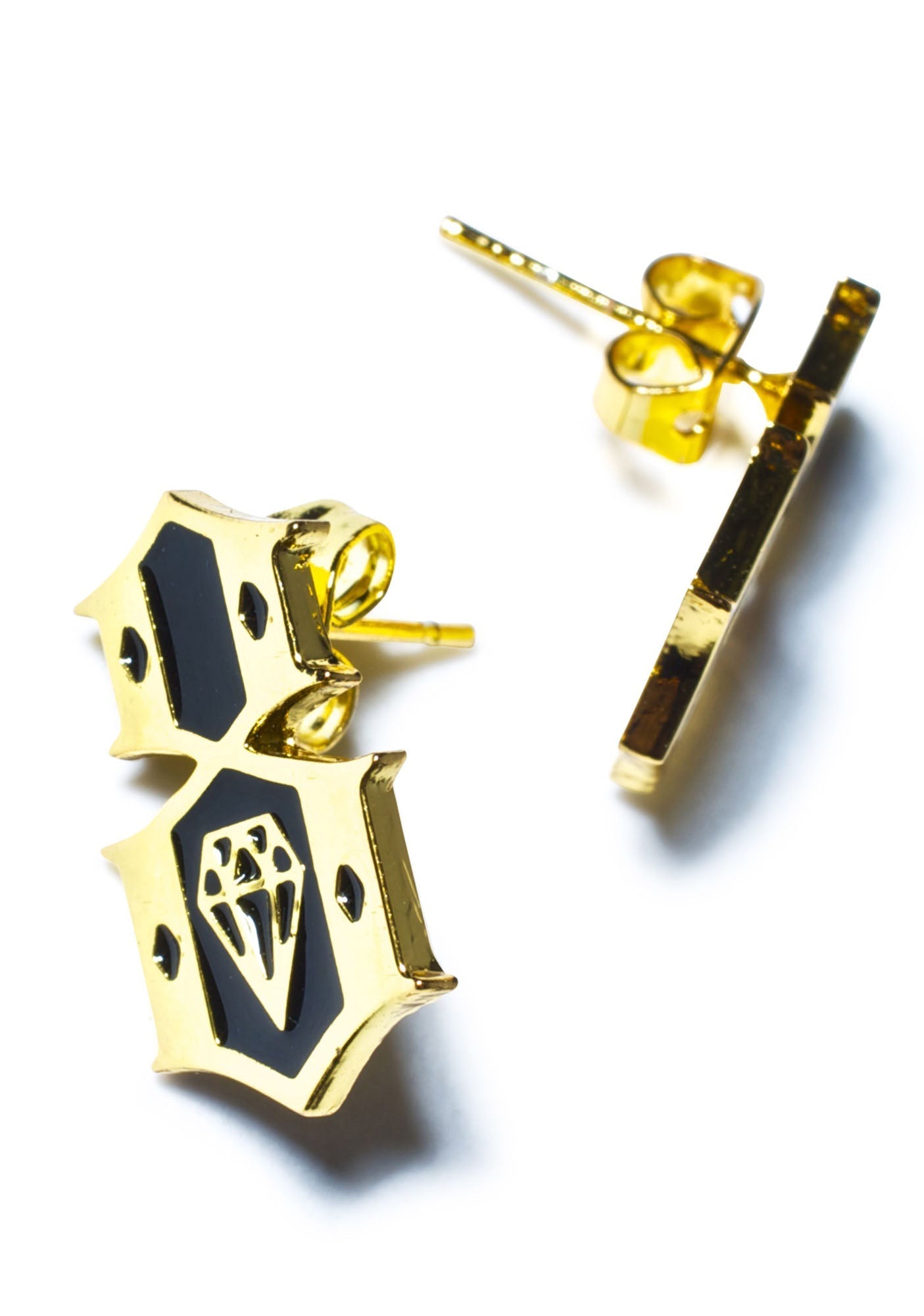 Logo Earrings - Gold
