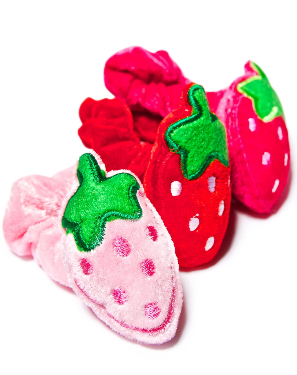 Ichigo Plush Scrunchie - Dark Pink