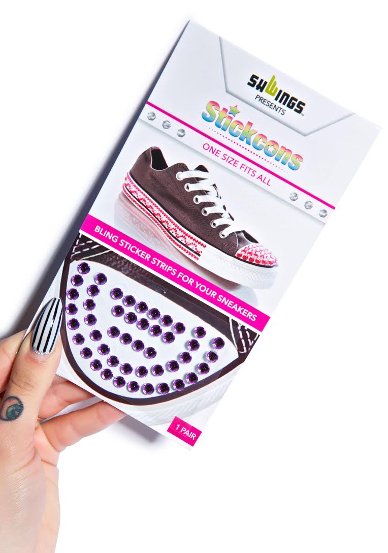 Put A Bling On It Stickers - White