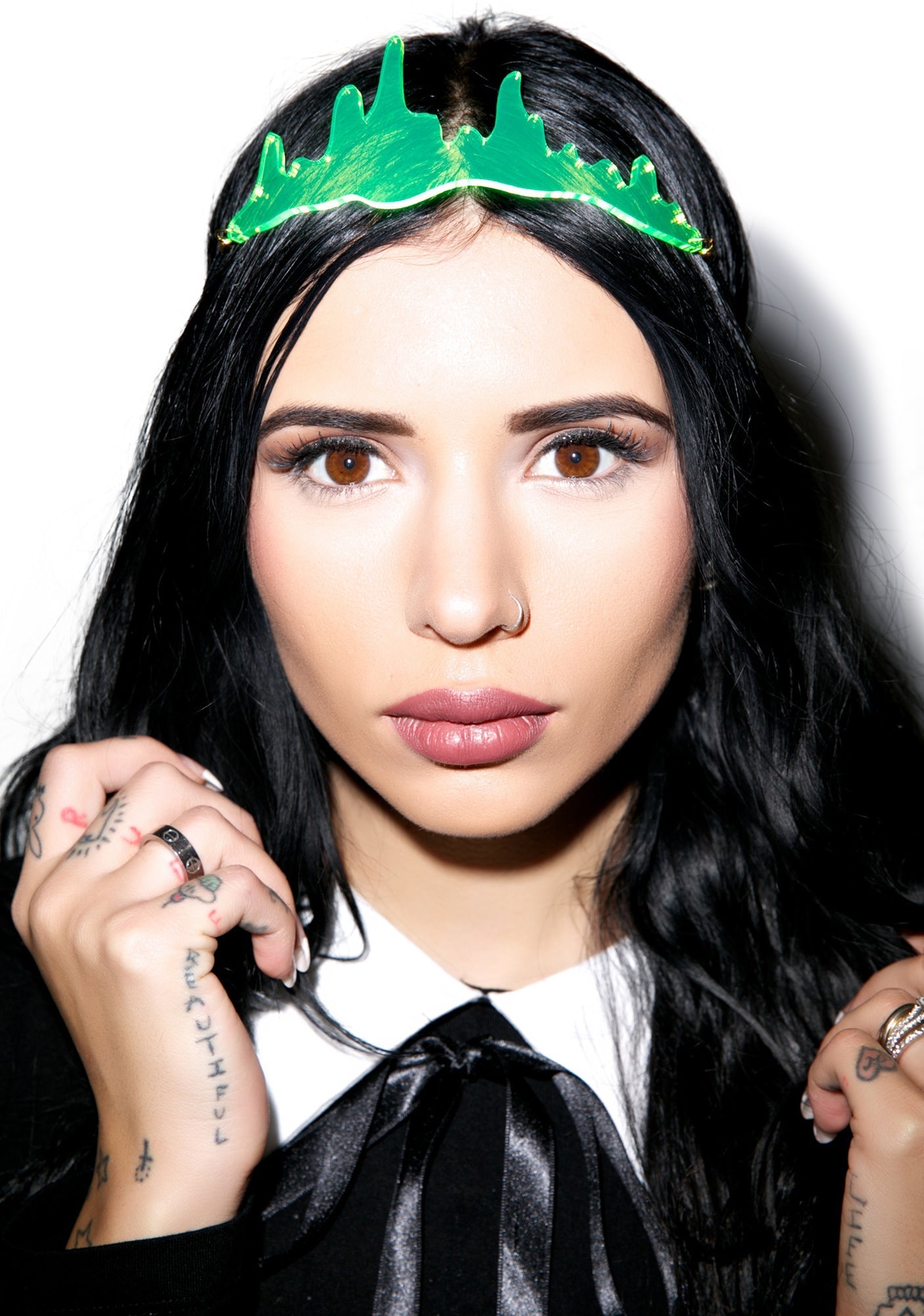 Yer A Drip Tiara - Black