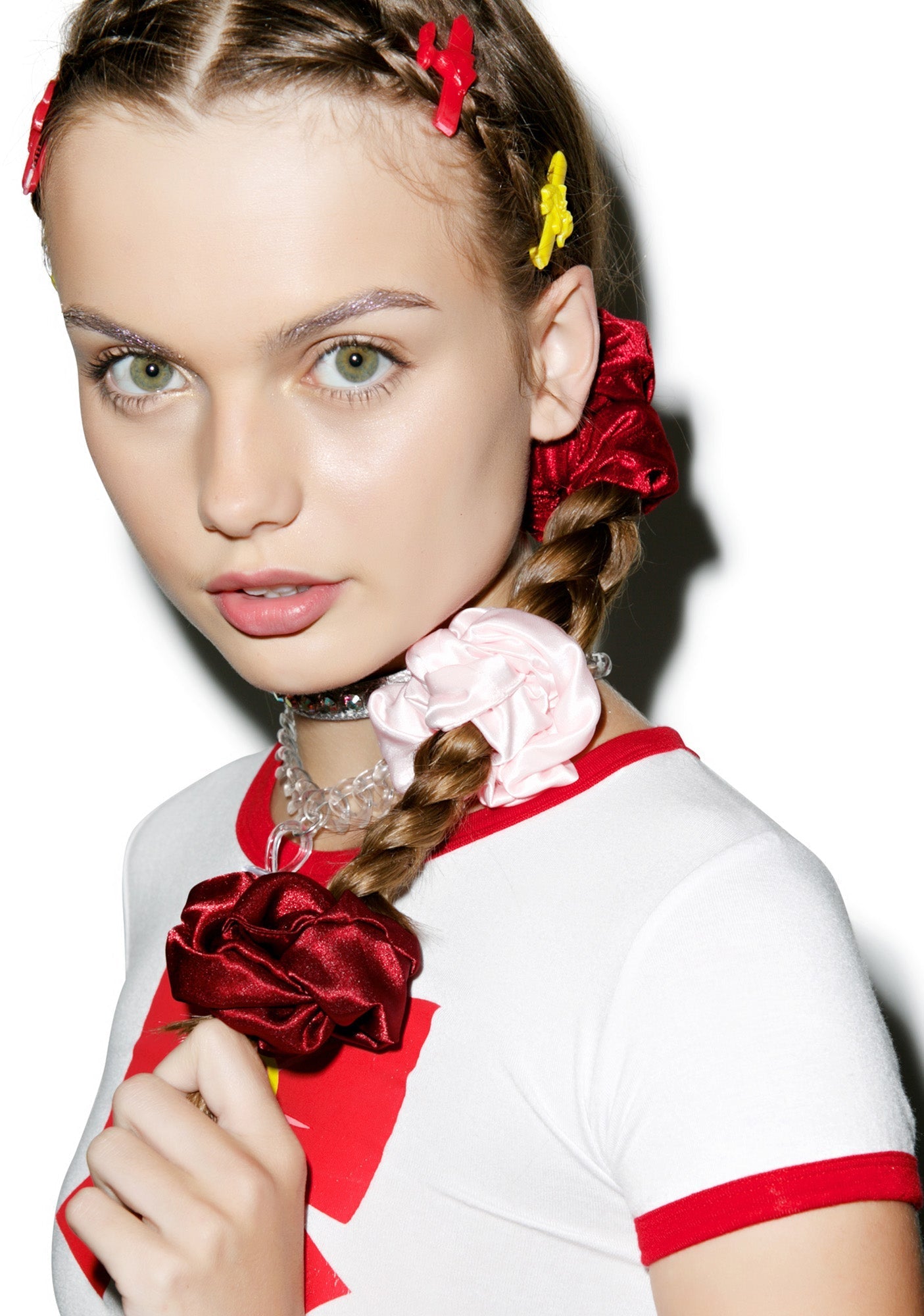 Silk Barbae Bitch Scrunchie - Red
