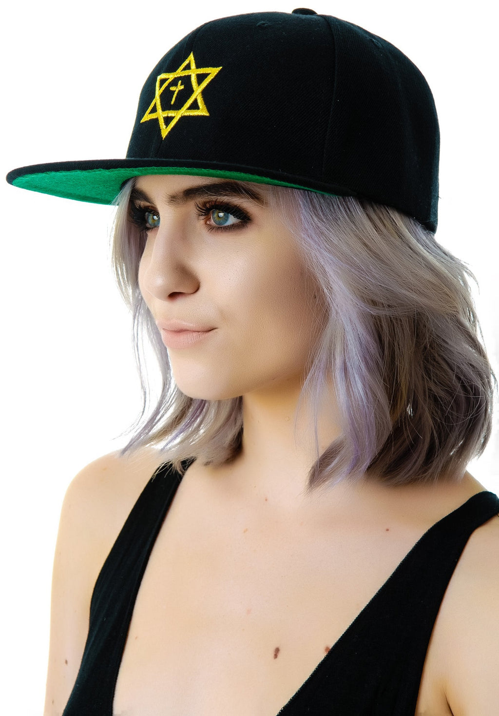 Trippy Snapback - Black