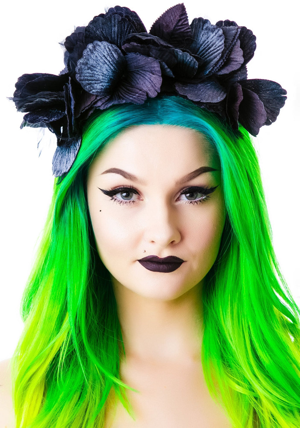 Lana Velvet Noir Crown - Red