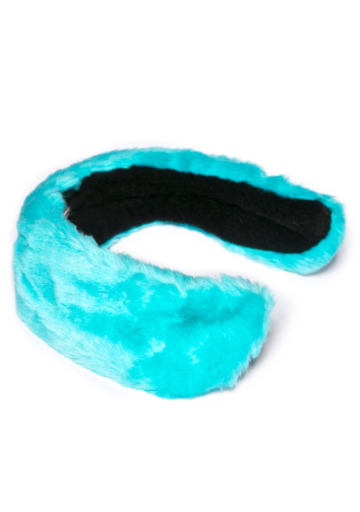 Faux Fur Ear Warmer - Light Blue