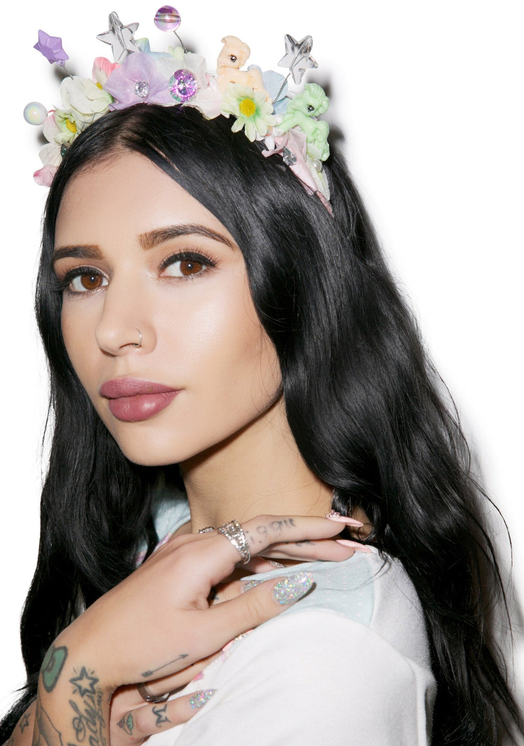 Flower Bomb Headband - Purple