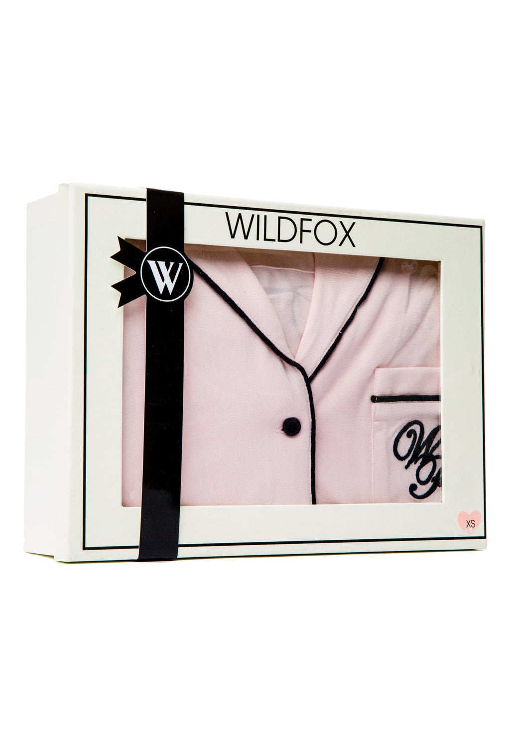 Je T'aime Classic PJ Set - Black