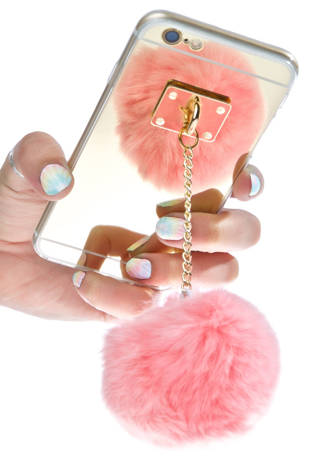 Big Furball iPhone 6/6+ Case - Light Pink
