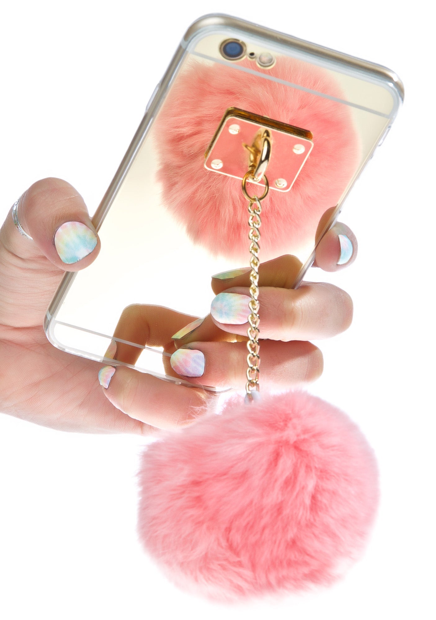 Big Furball iPhone 6/6+ Case - Light Pink