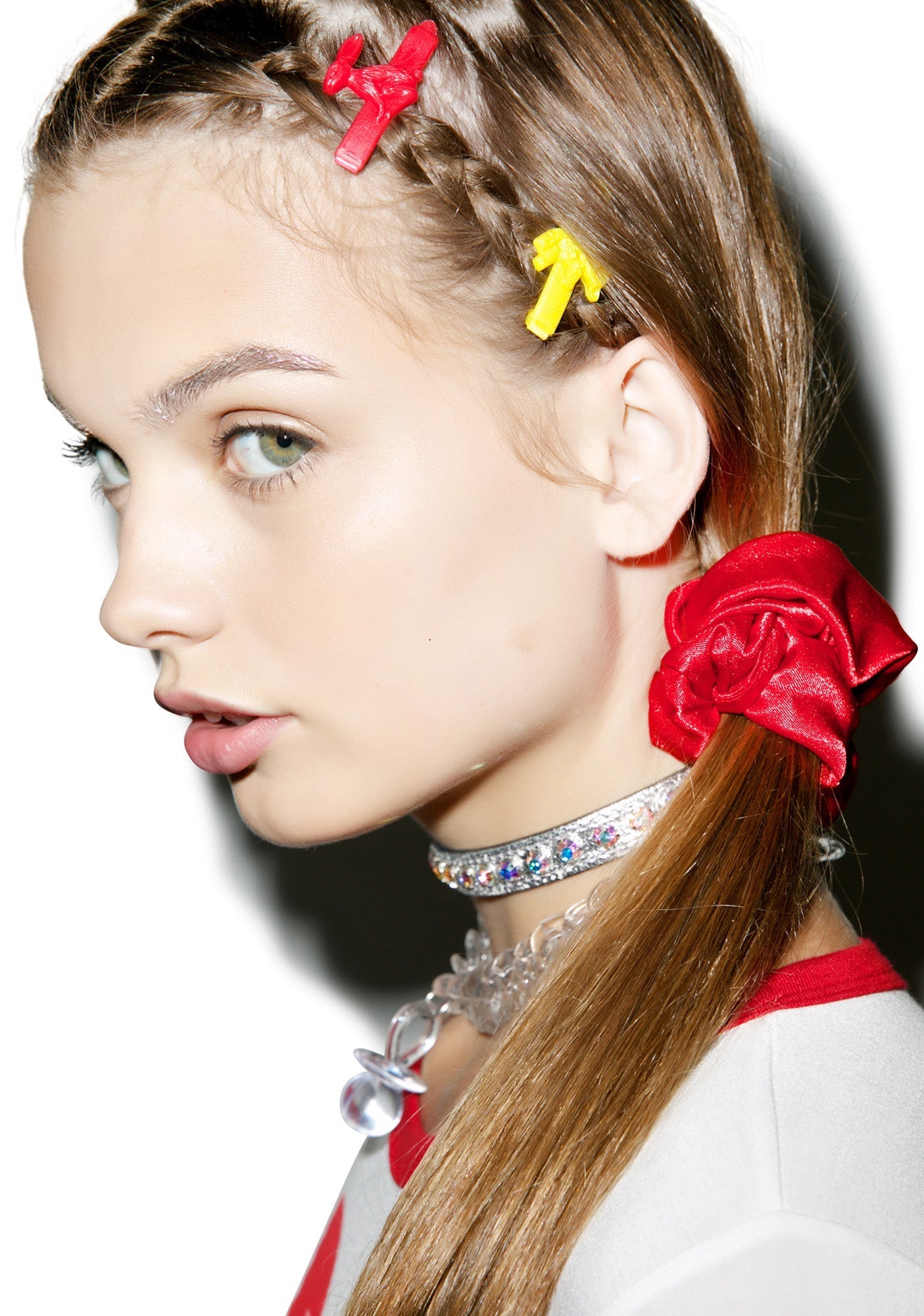 Silk Barbae Bitch Scrunchie - Red