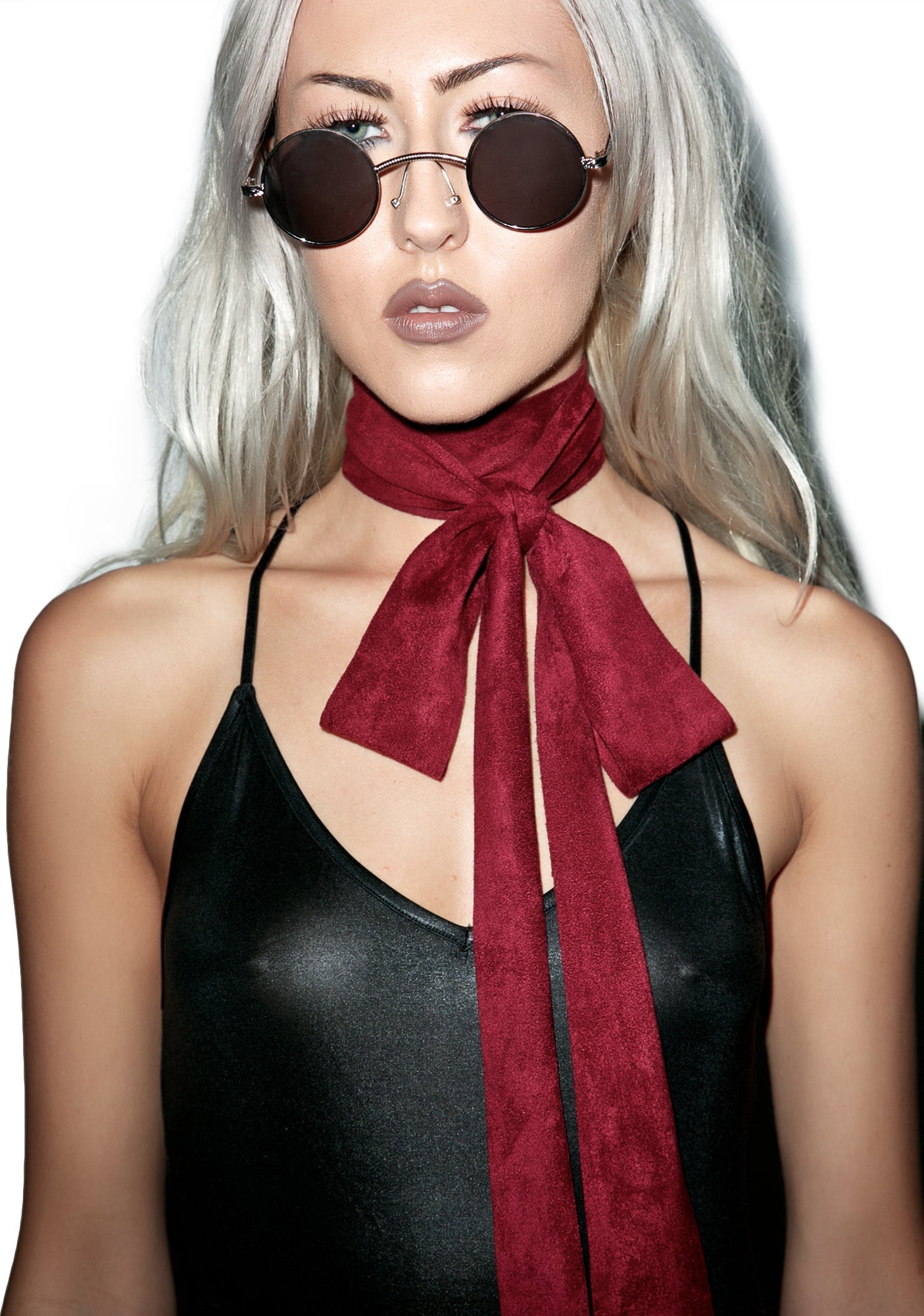 Simplicity Neck Sash - Dark Red