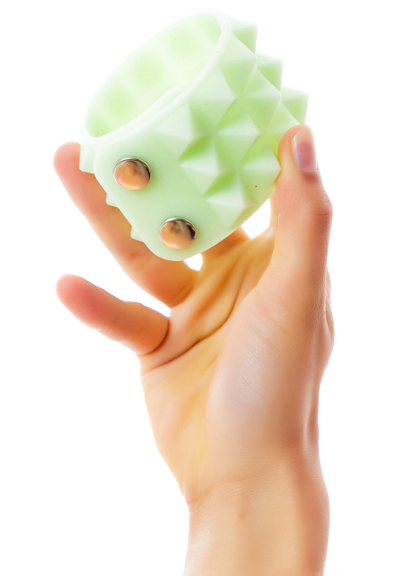 Giza Triple Pyramid Rubber Bracelet - Pink