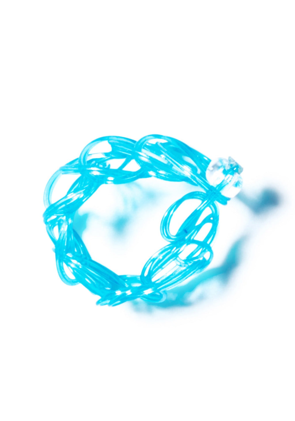 Vending Machine Tattoo Ring - Light Blue