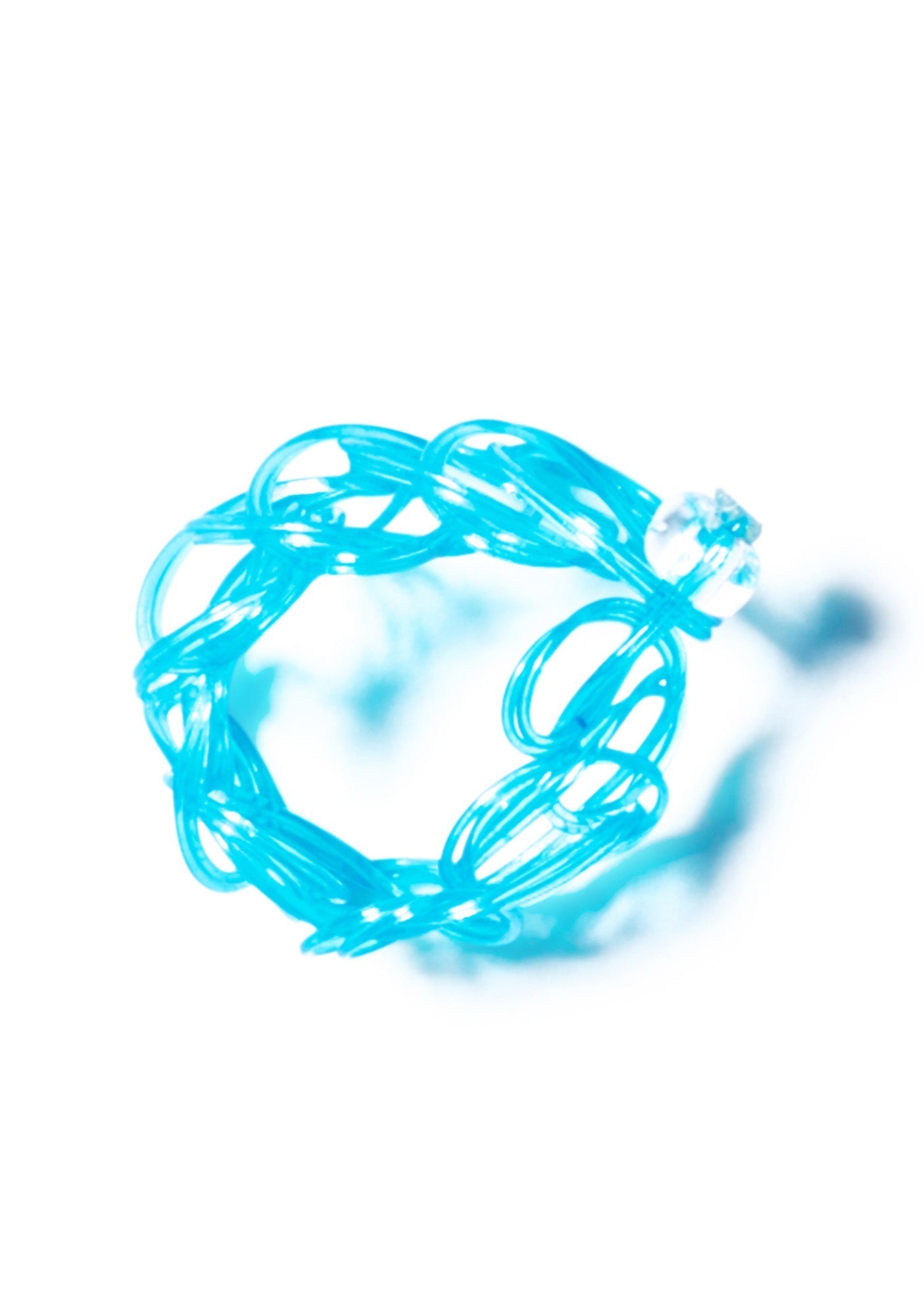 Vending Machine Tattoo Ring - Light Blue