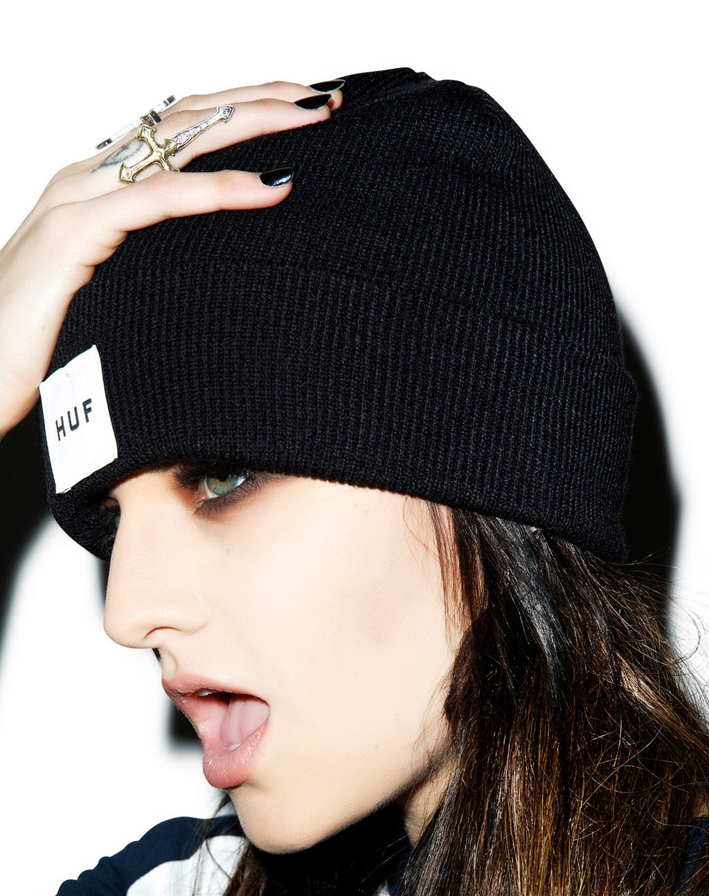 Box Logo Beanie - Gray