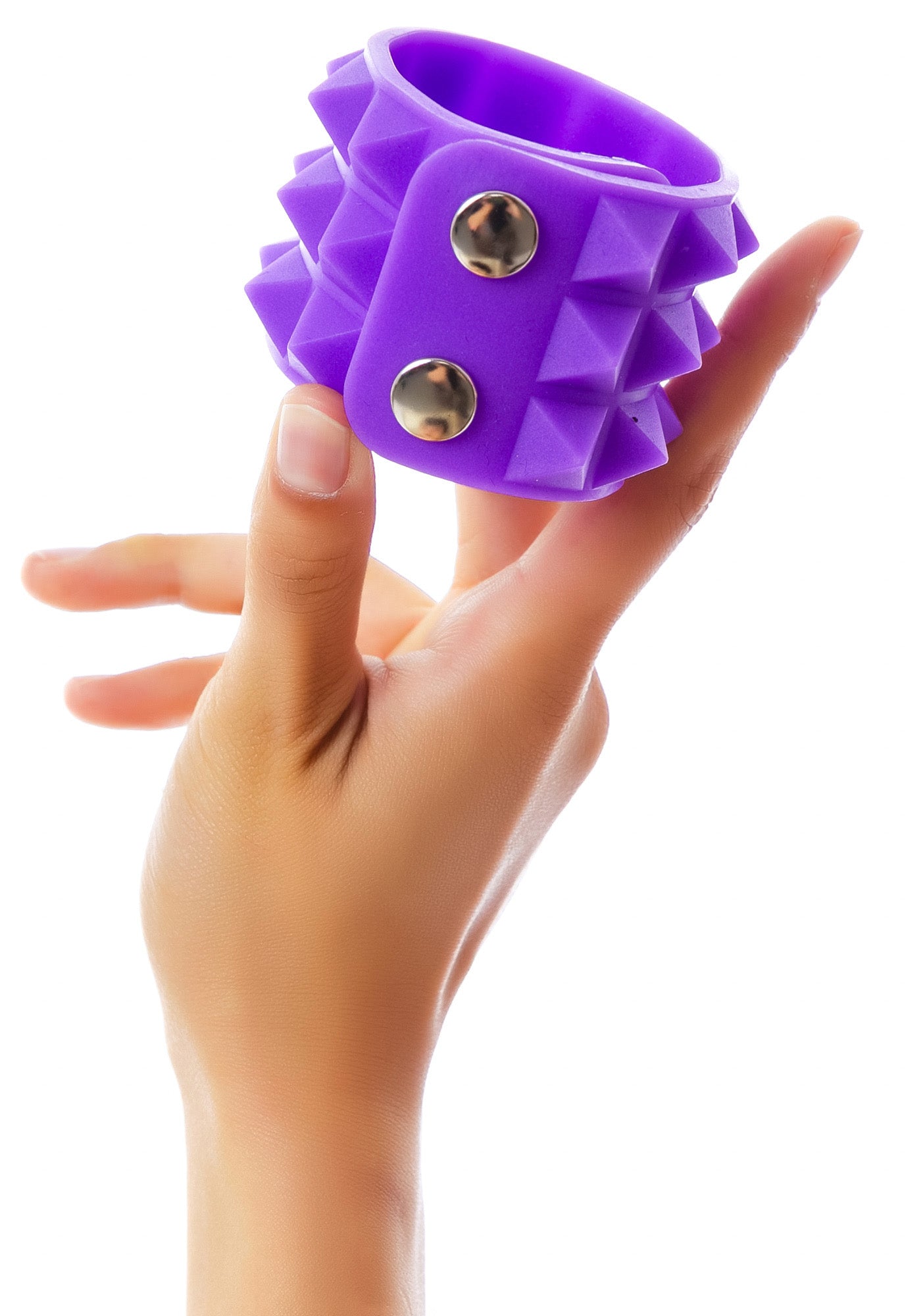 Giza Triple Pyramid Rubber Bracelet - Pink