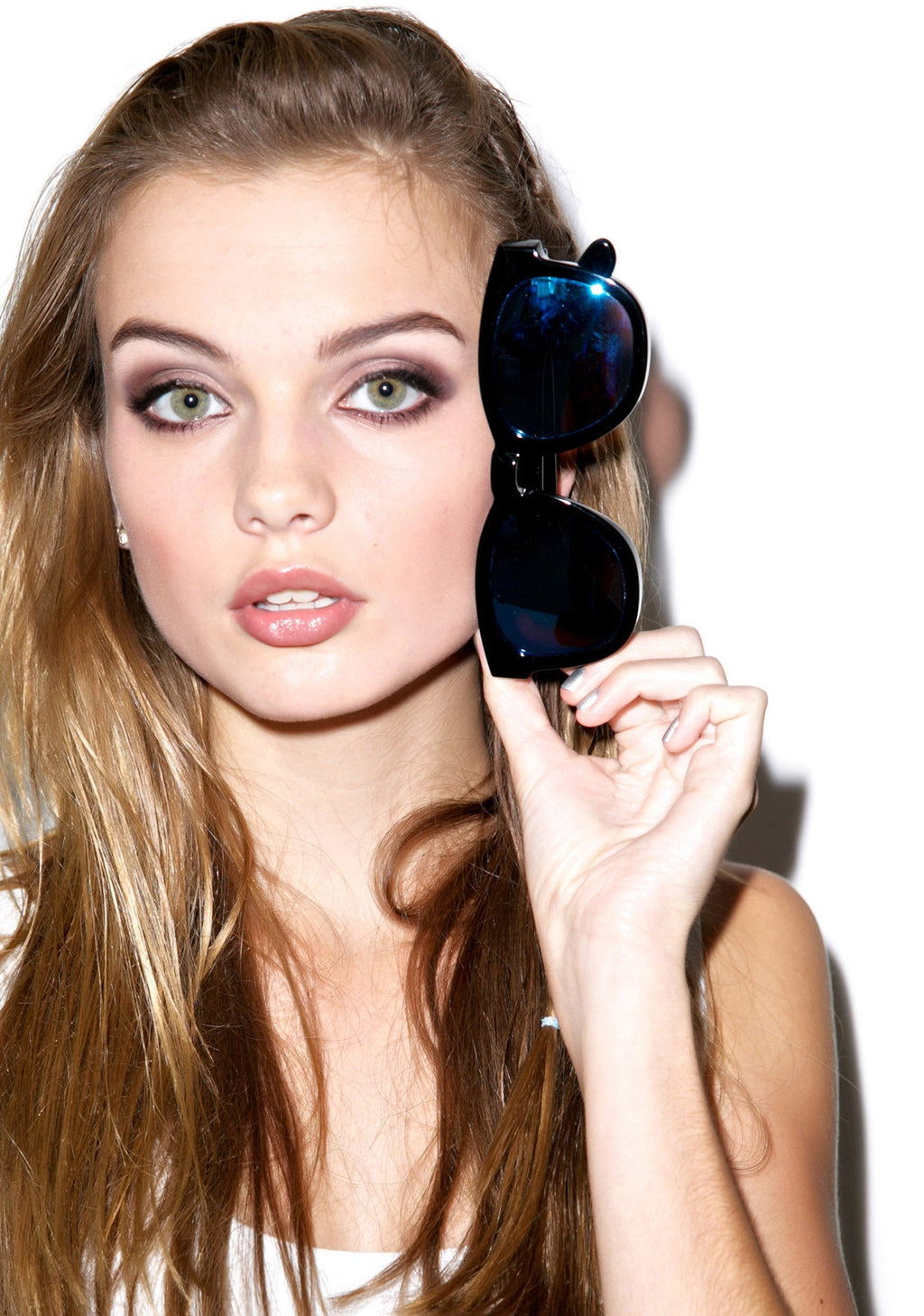 Classic Fox Mirror Sunglasses - Black