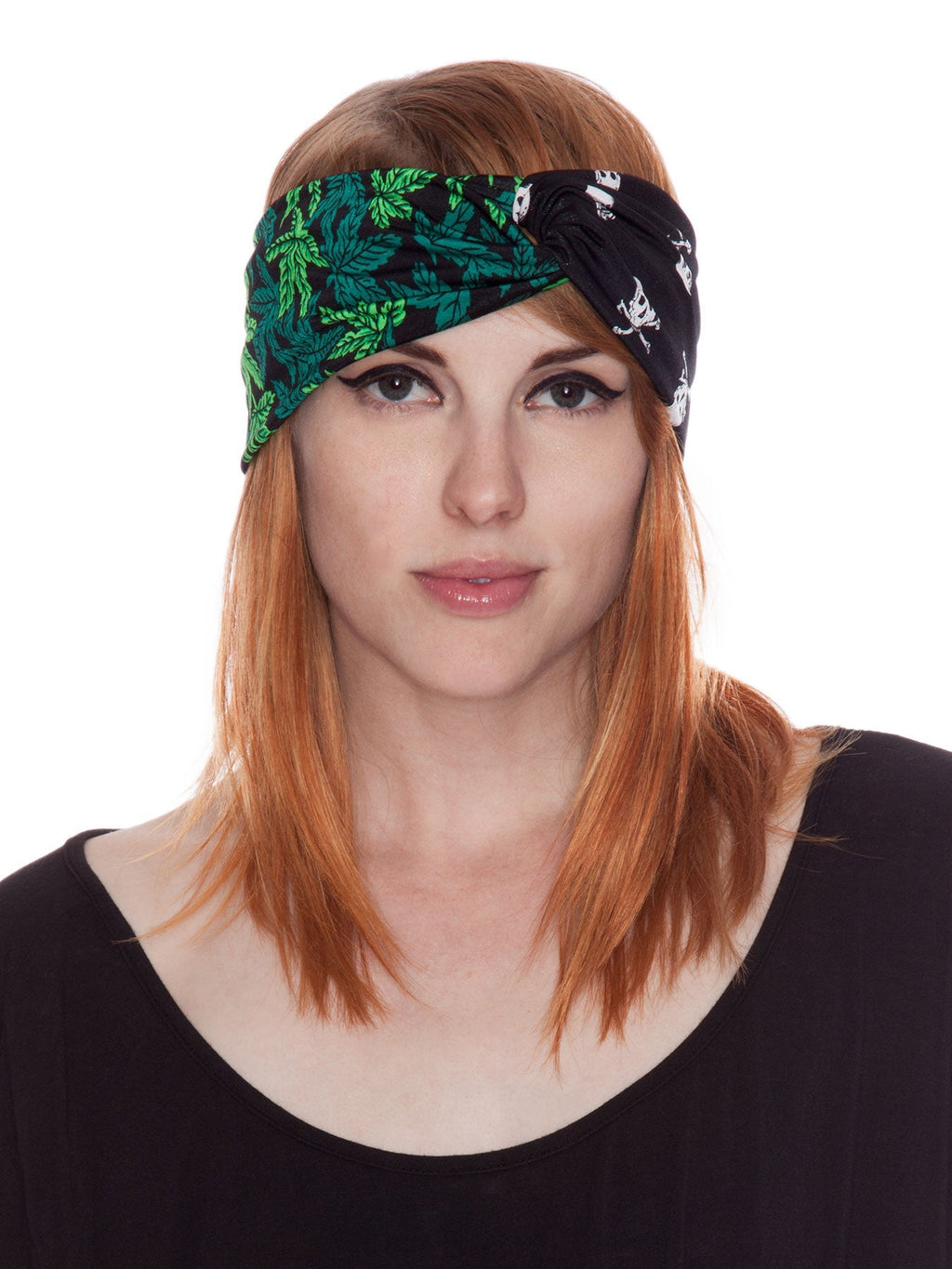 Smokin' Skulls Turband - Green