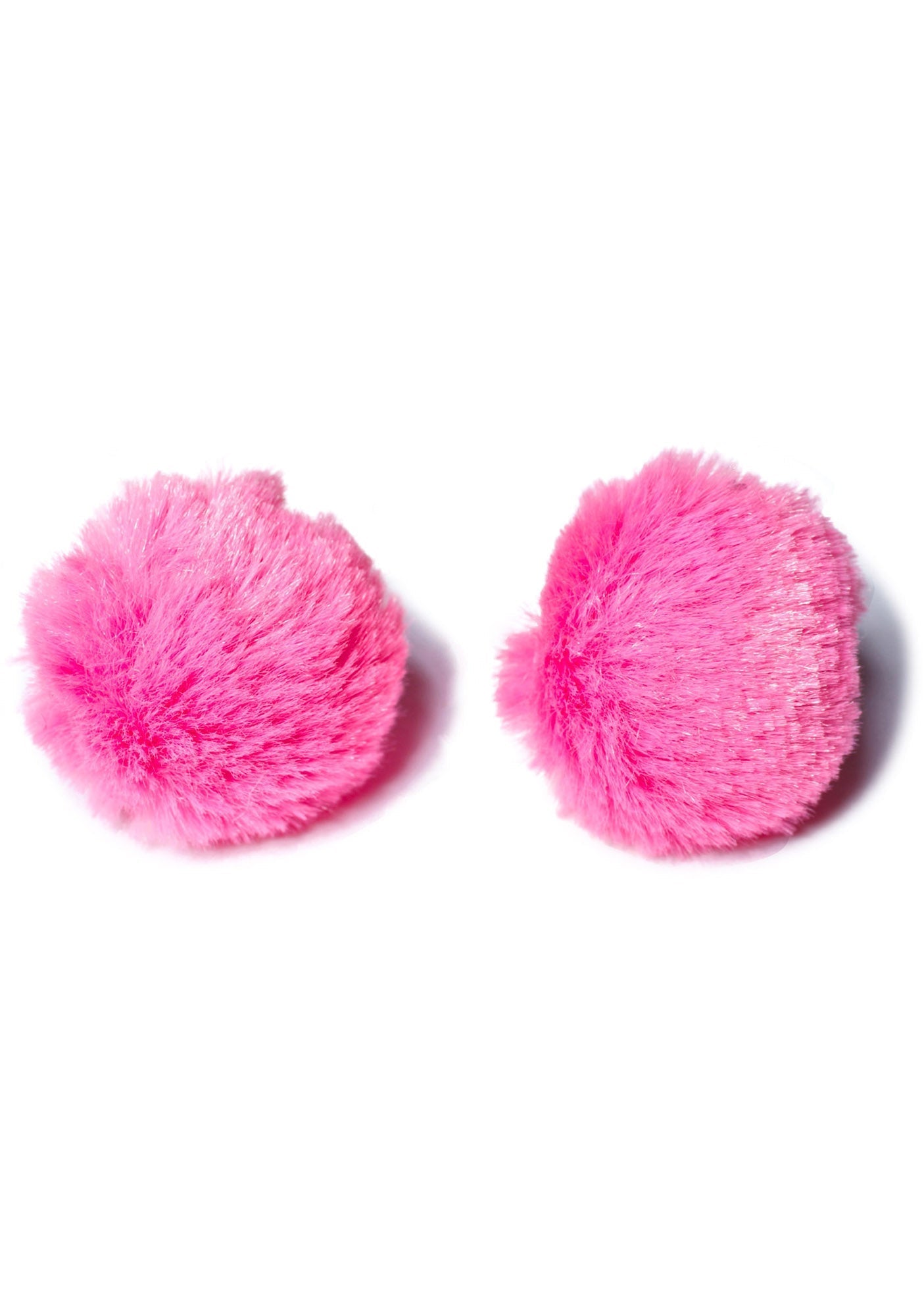 Like Whatever Pom Earrings - Light Pink