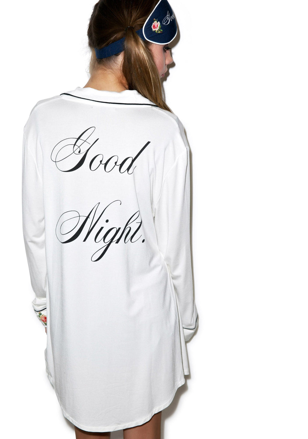 Goodnight Sleep Shirt - Dark Blue