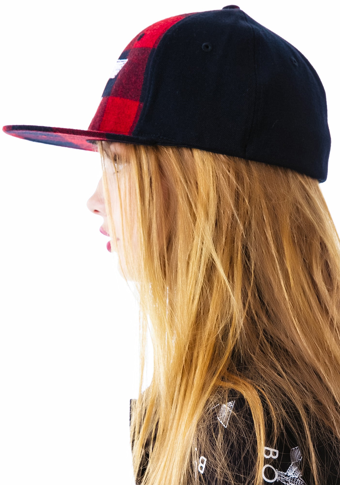 BOY Plaid Cap - Gray