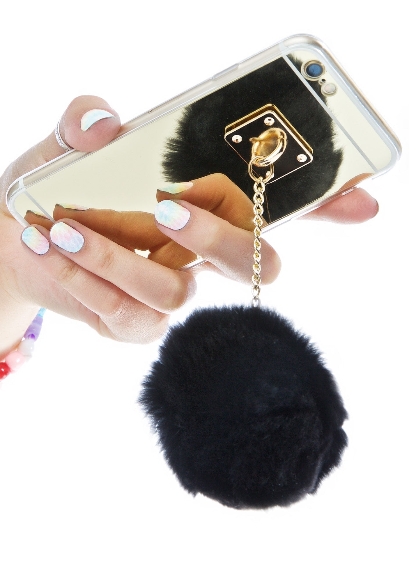 Big Furball iPhone 6/6+ Case - Light Pink