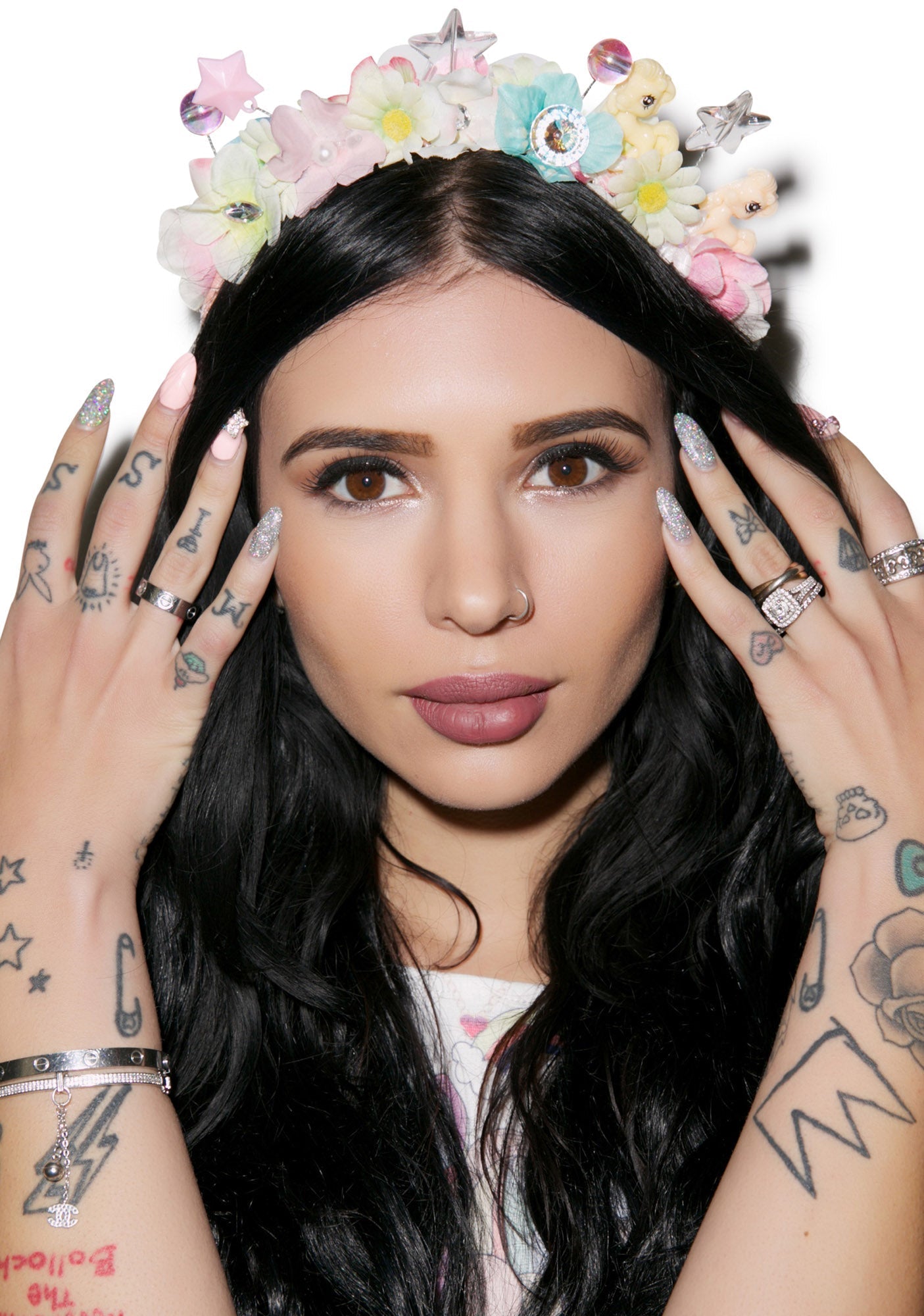 Flower Bomb Headband - Yellow