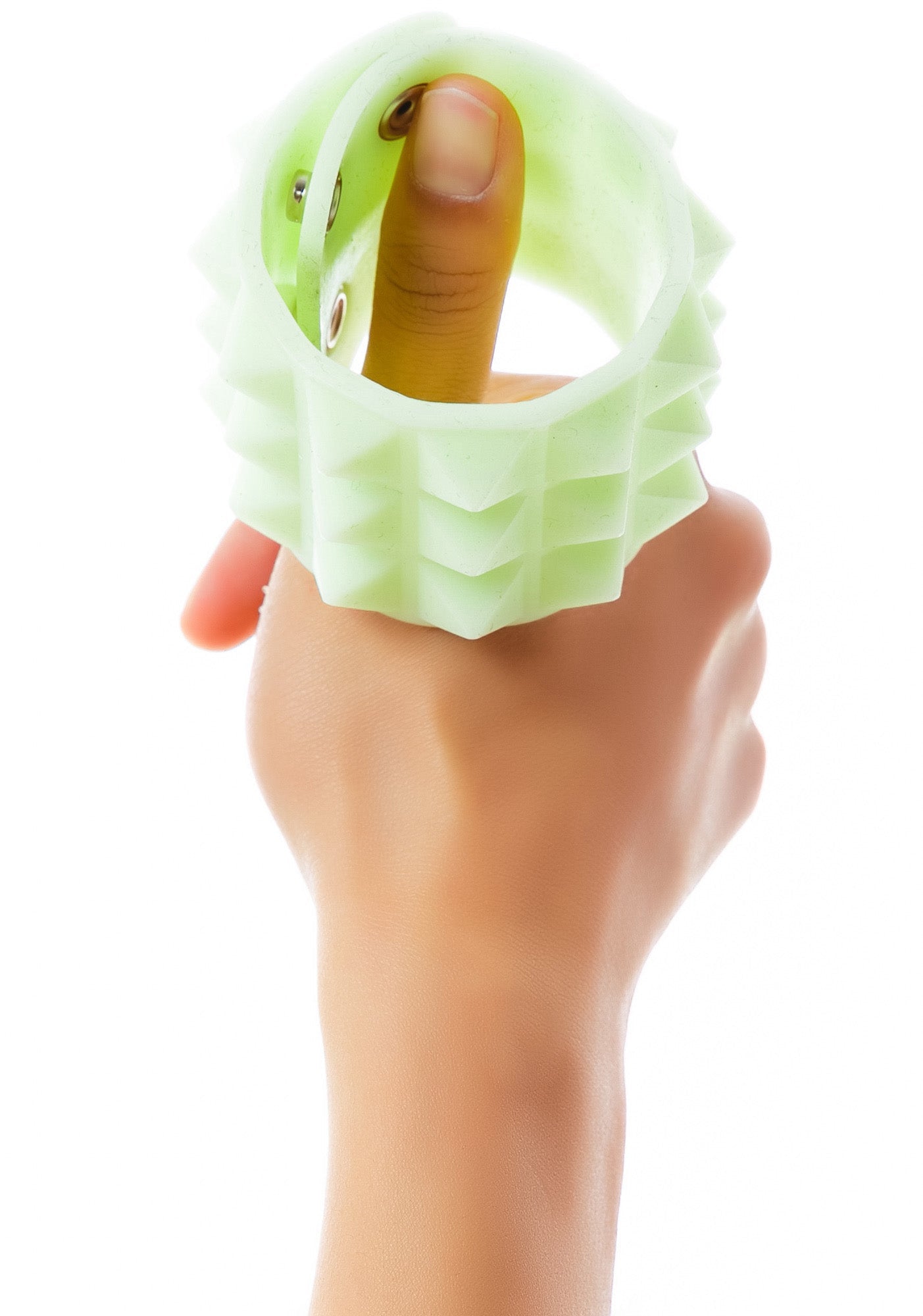 Giza Triple Pyramid Rubber Bracelet - Pink