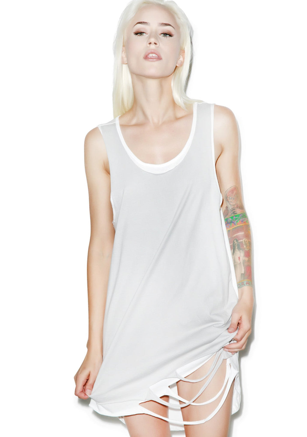 Spurlock Double Layered Tank Top - Gray