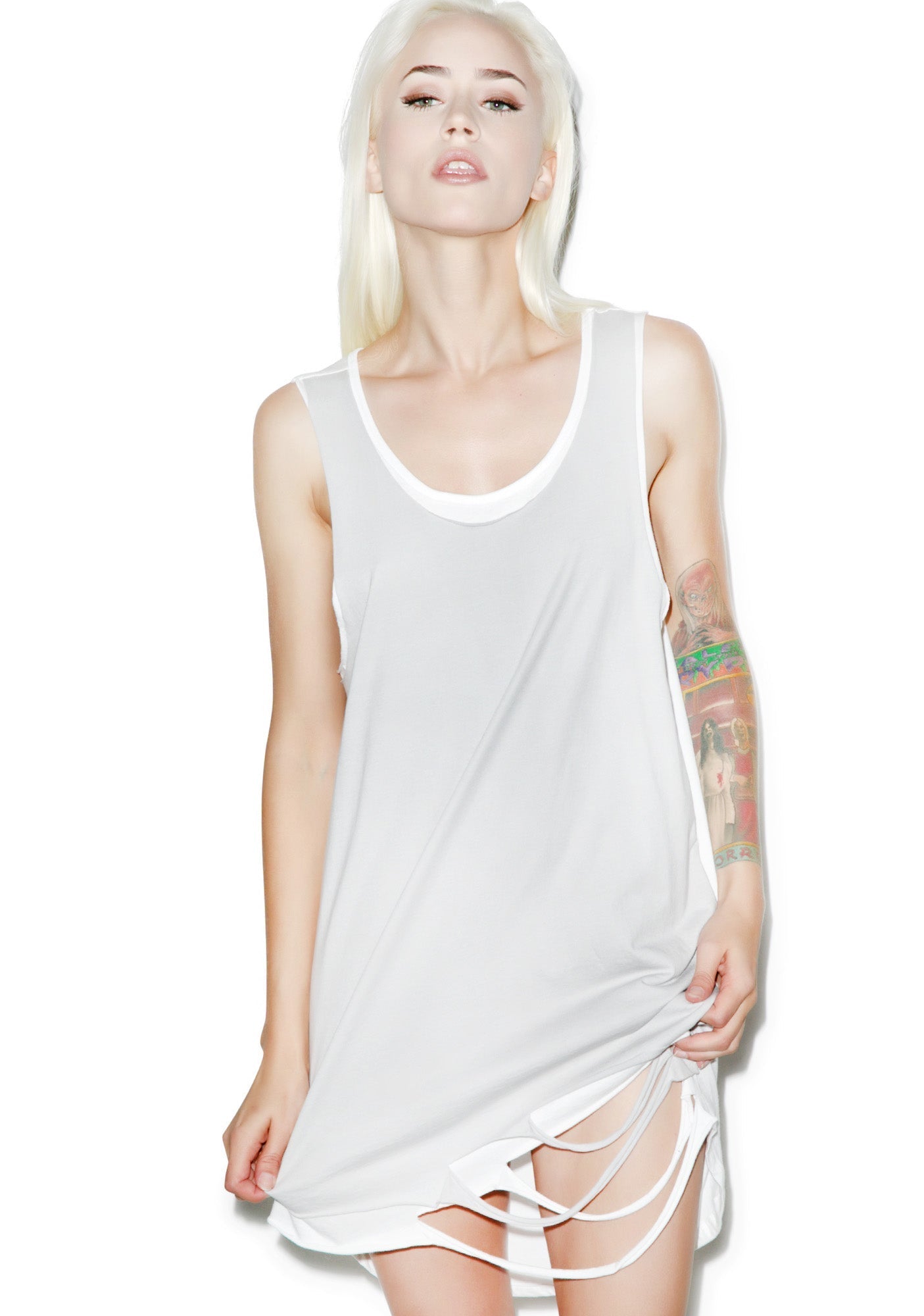 Spurlock Double Layered Tank Top - Gray