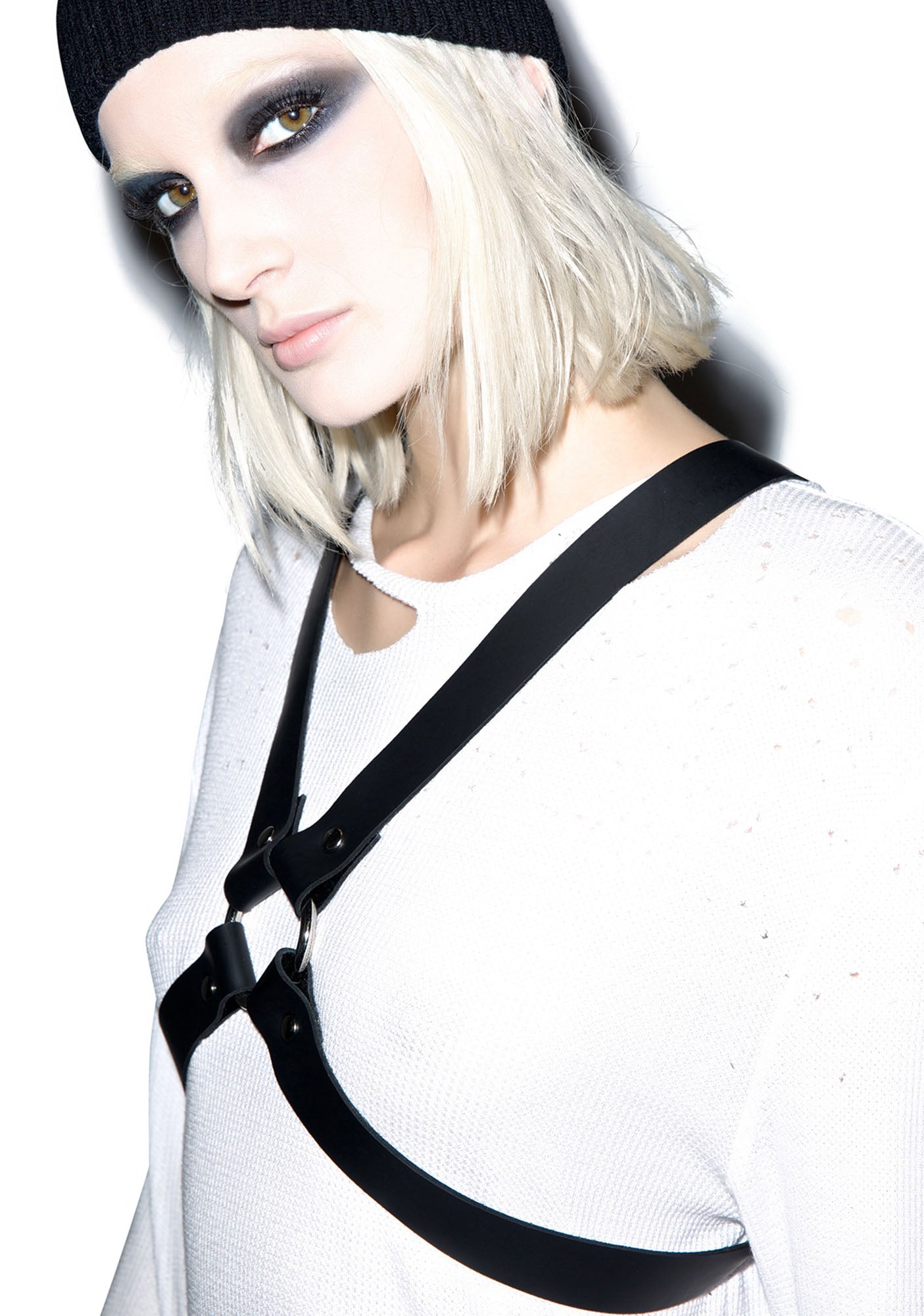 Crossed Out Harness - Black