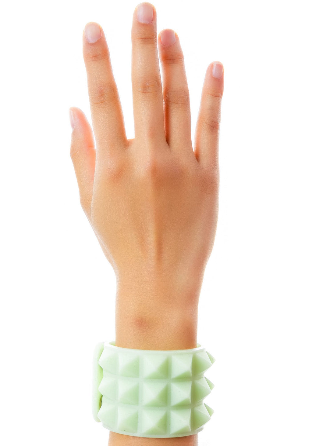 Giza Triple Pyramid Rubber Bracelet - Pink