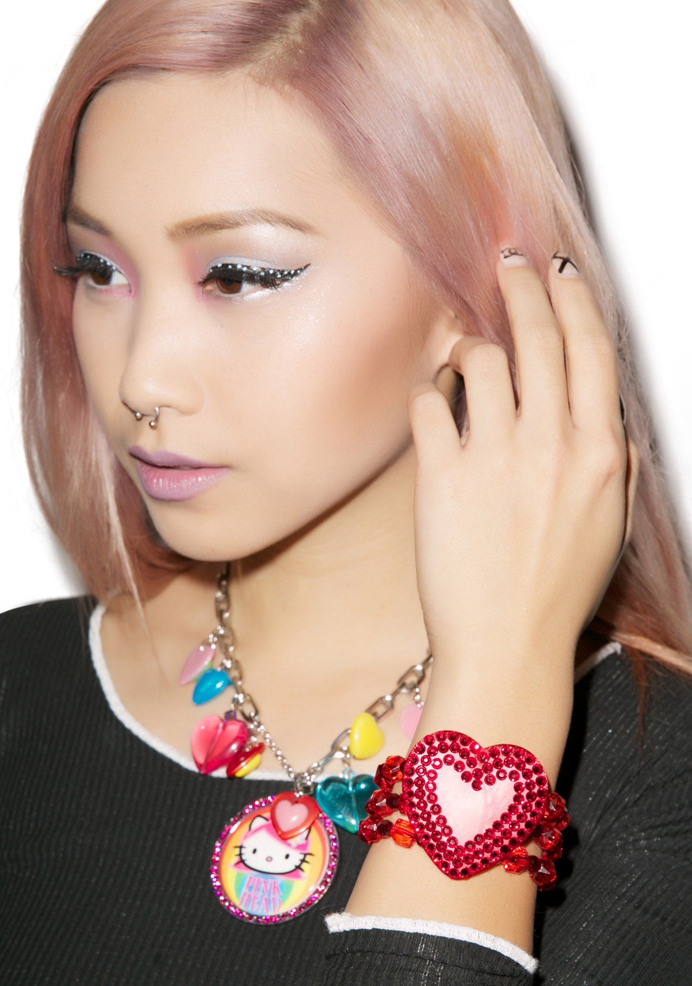 Electric Heart Bracelet - Light Brown