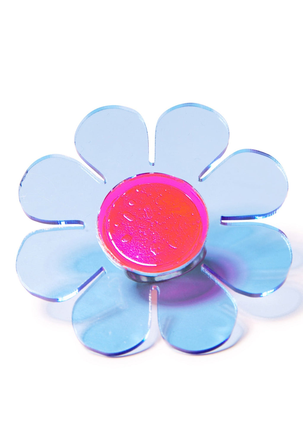 Flower Power Ring - Dark Pink