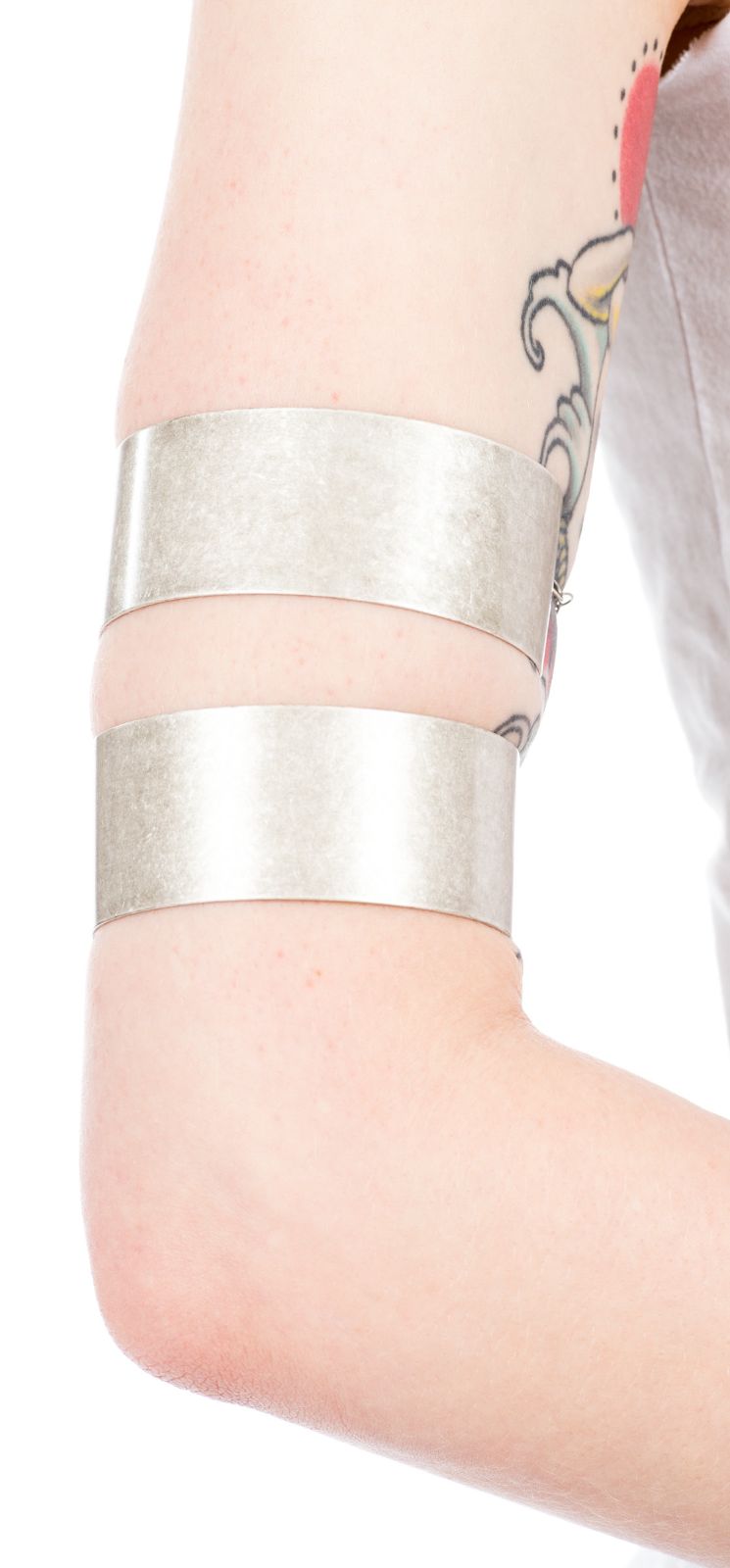 Sheet Metal Cuff - Silver