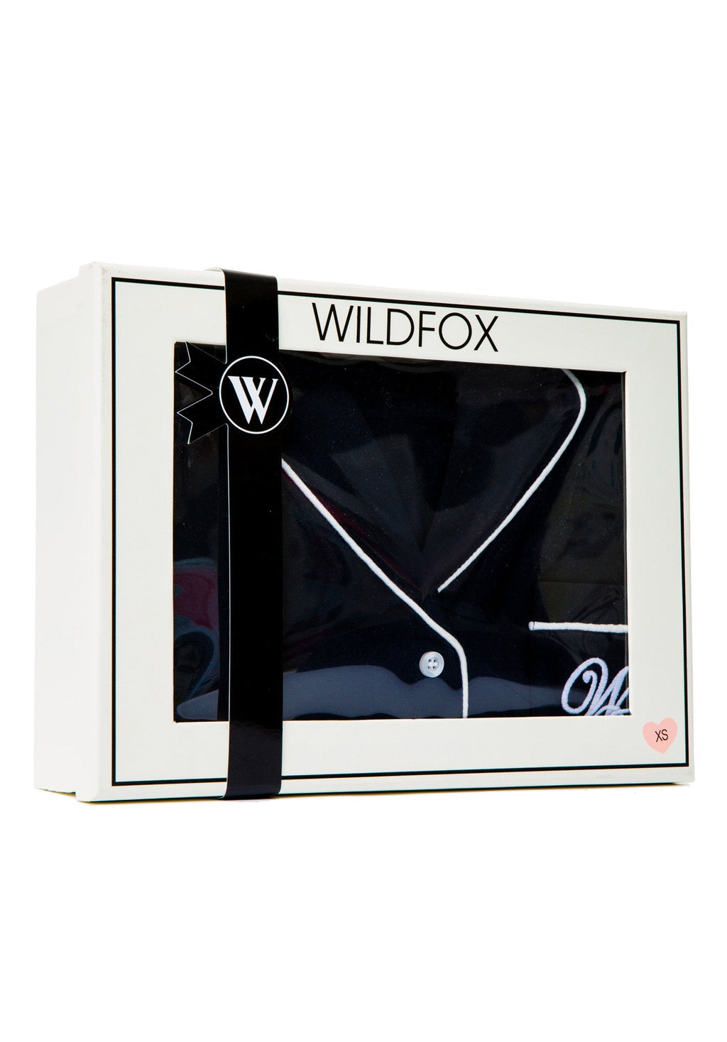 Je T'aime Classic PJ Set - Black