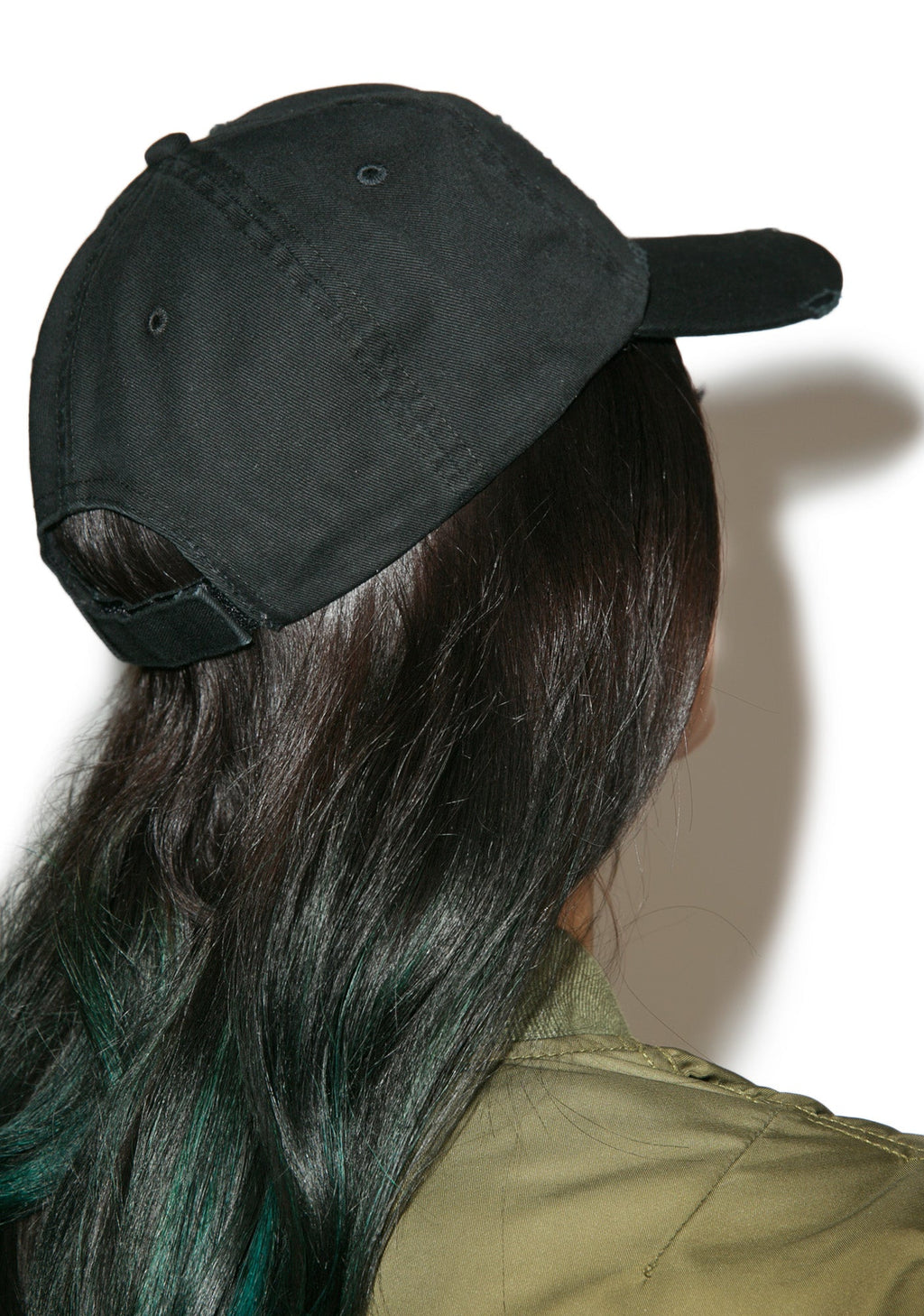 Distressed Dad Hat - Black